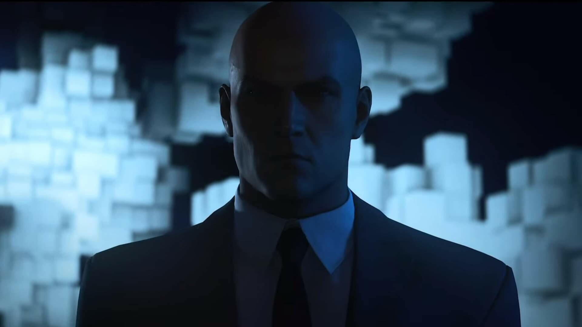 Hitman (Game): Presented from a third-person perspective, with a focus on interactive elements in 47's environment. 1920x1080 Full HD Wallpaper.