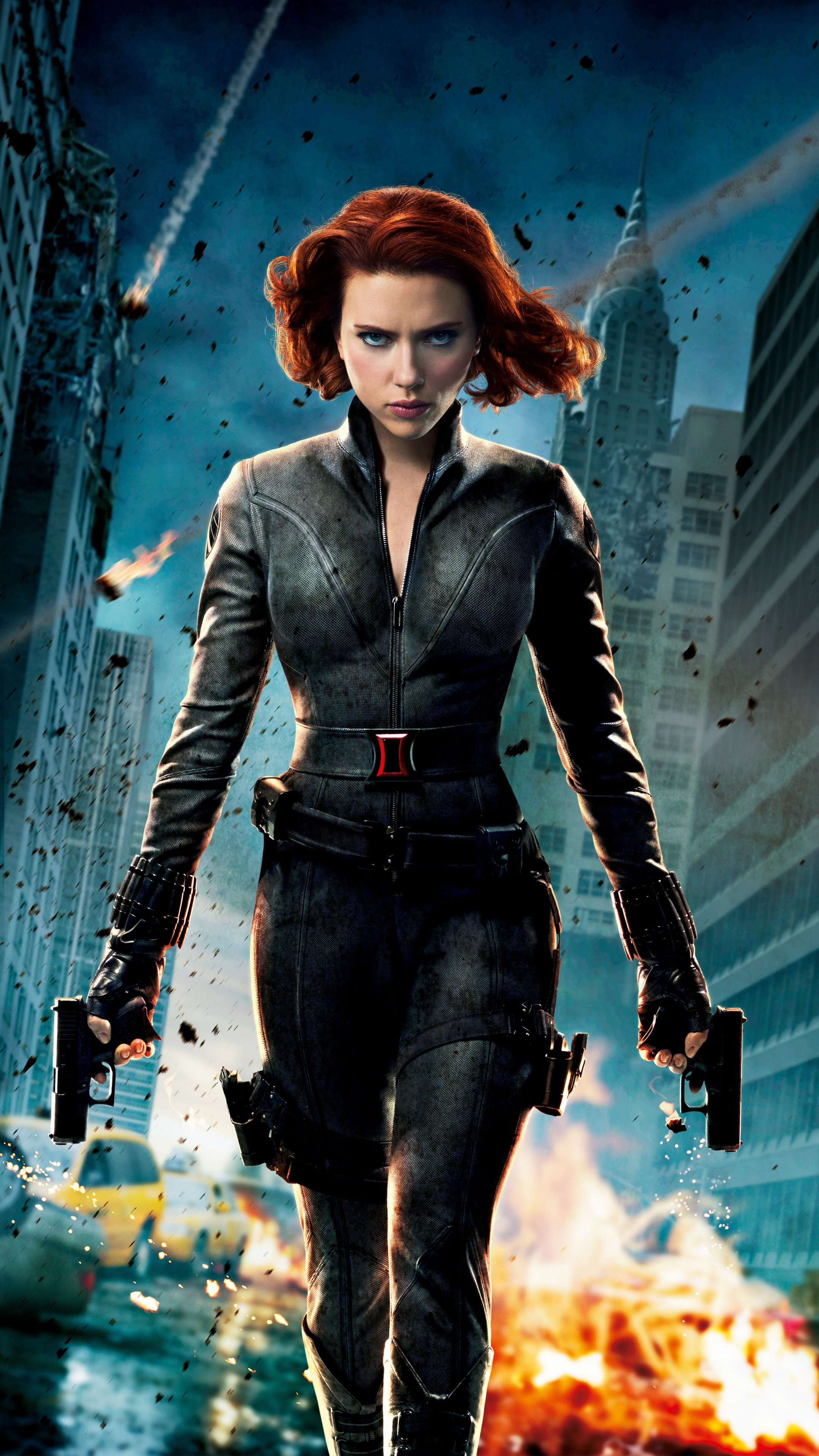 Scarlett Johansson, Black Widow, Sony Xperia, Premium HD wallpapers, 2160x3840 4K Handy