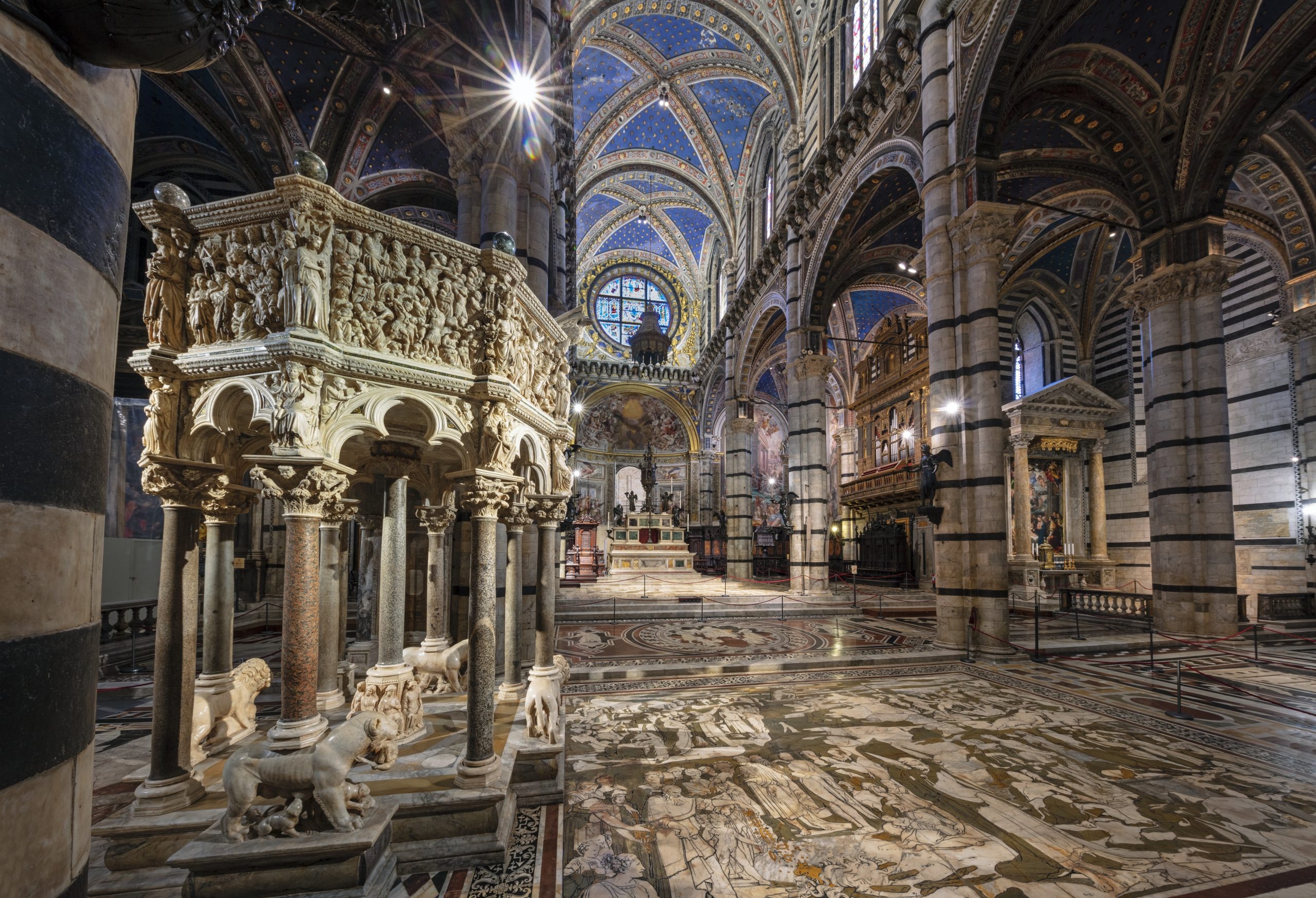 500 Jahre Geschichte im Dom von Siena, 2560x1750 HD Desktop