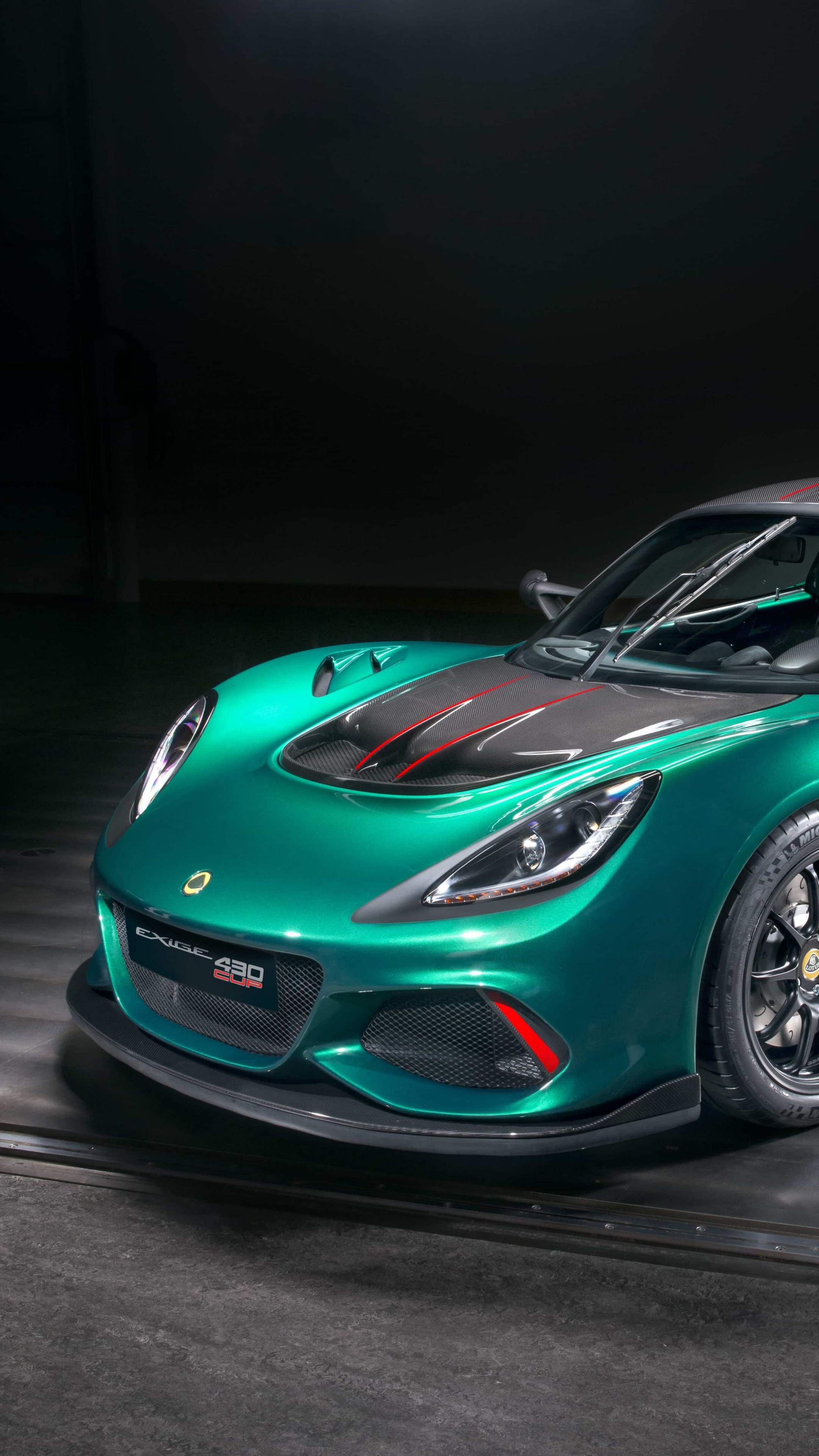 Lotus Exige Cup 430 2018, Breathtaking beauty, Ultimate performance, Sports car perfection, 2160x3840 4K Handy