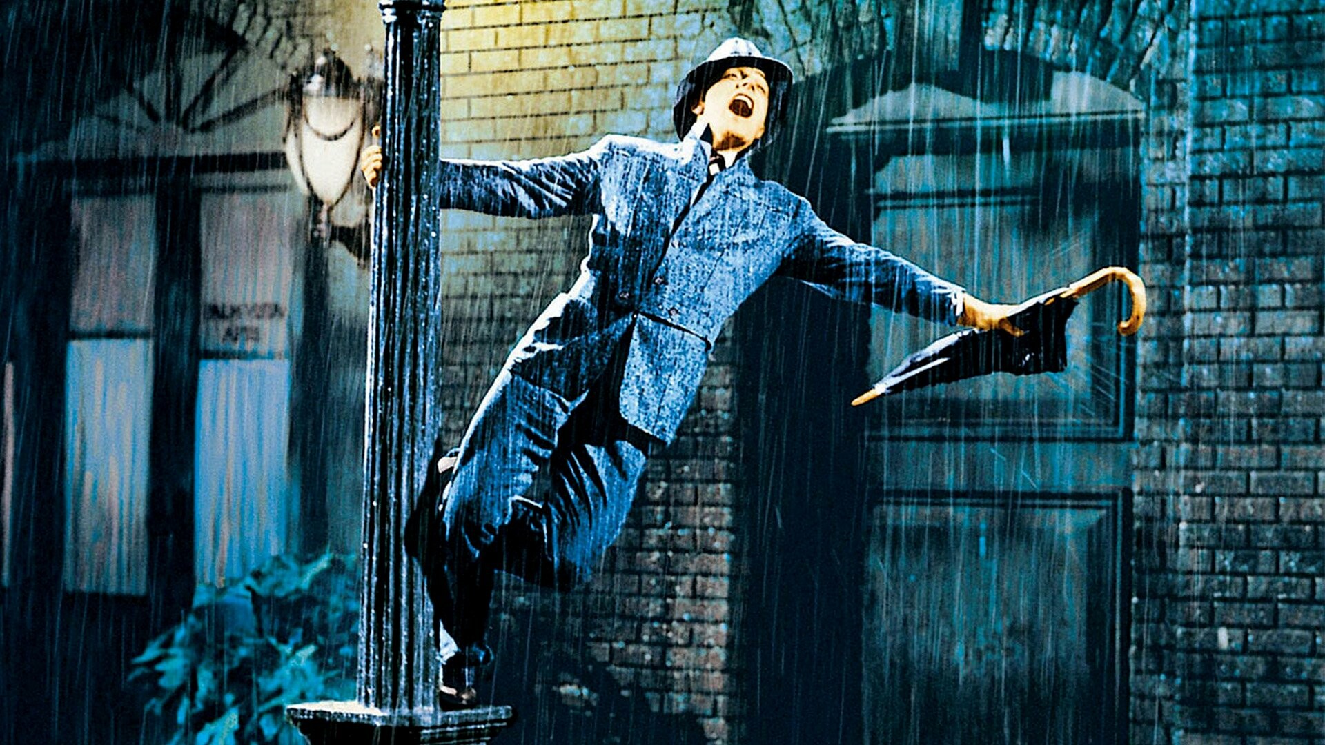 Singin' in the Rain: The film topped the AFI's Greatest Movie Musicals list. 1920x1080 Full HD Background.