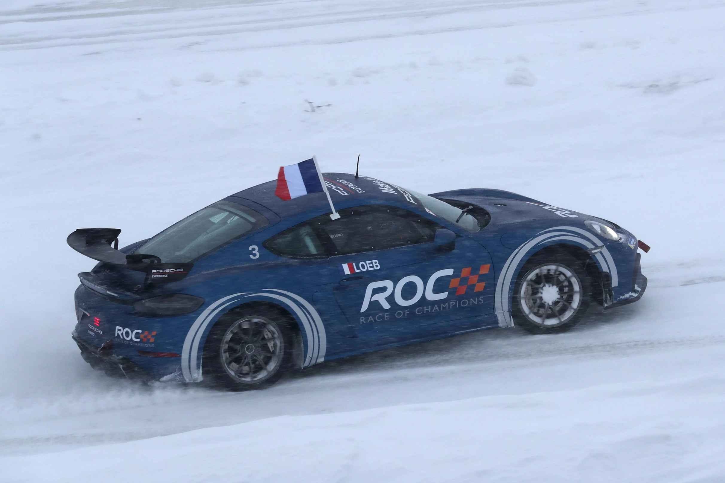 Race of Champions (ROC): Nine-time World Rally Champion, Sebastien Loeb, Snow race, Sweden's Pite Havsbad. 2430x1620 HD Background.
