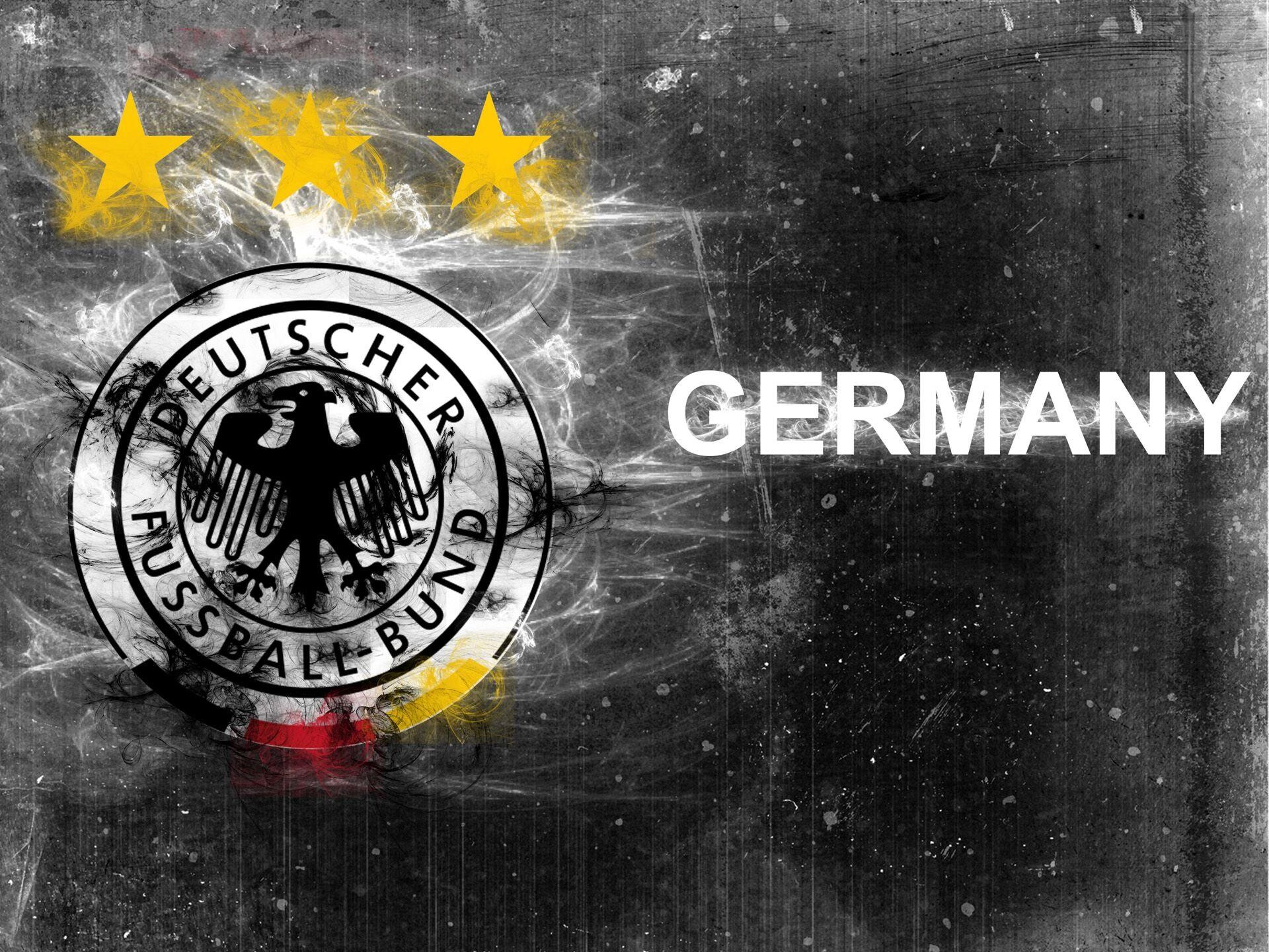 Germany Soccer Team: The emblem of the four-time world champions, The traditional coat of arms and the colors. 1920x1440 HD Wallpaper.