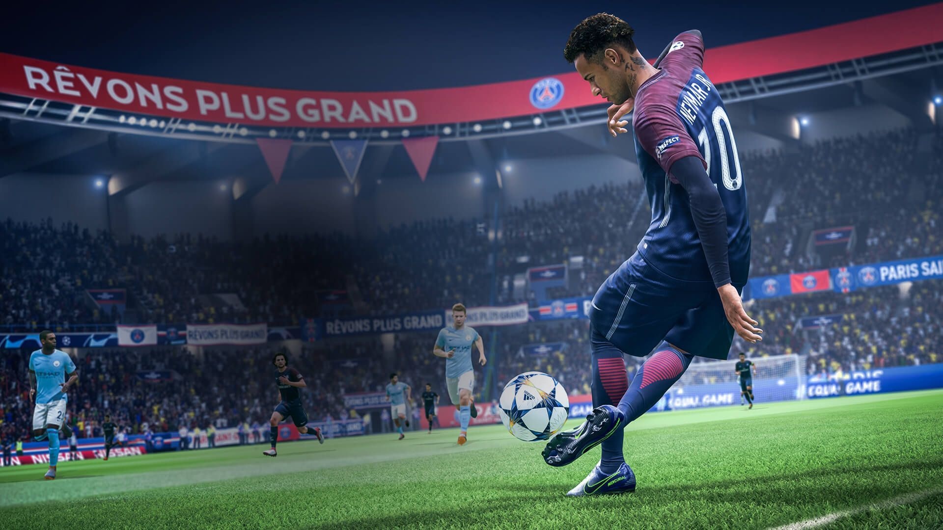 FIFA Soccer (Game): The 26th installment, 2019, Gameplay changes: “Active Touch System”. 1920x1080 Full HD Wallpaper.