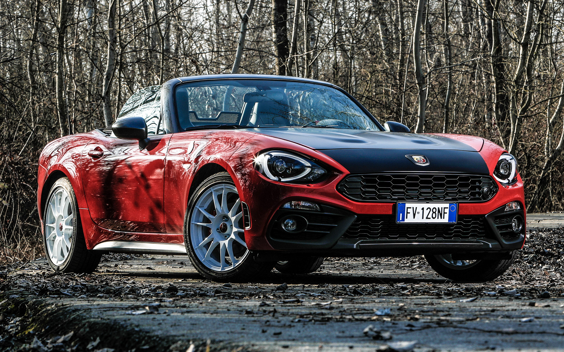 Fiat 124 Spider, Abarth rally tribute, HD images, Italian roadster, 1920x1200 HD Desktop