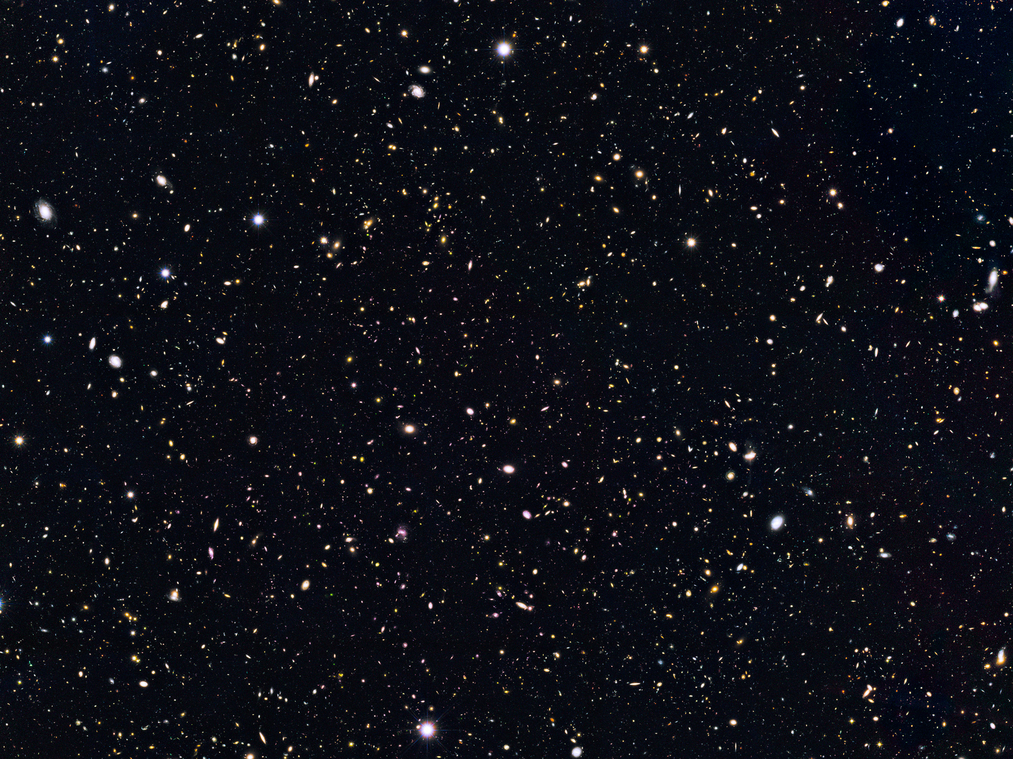 Hubble Deep Field, Stunning deep-sky observations, Legacy of exploration, Exquisite celestial objects, 2050x1540 HD Desktop