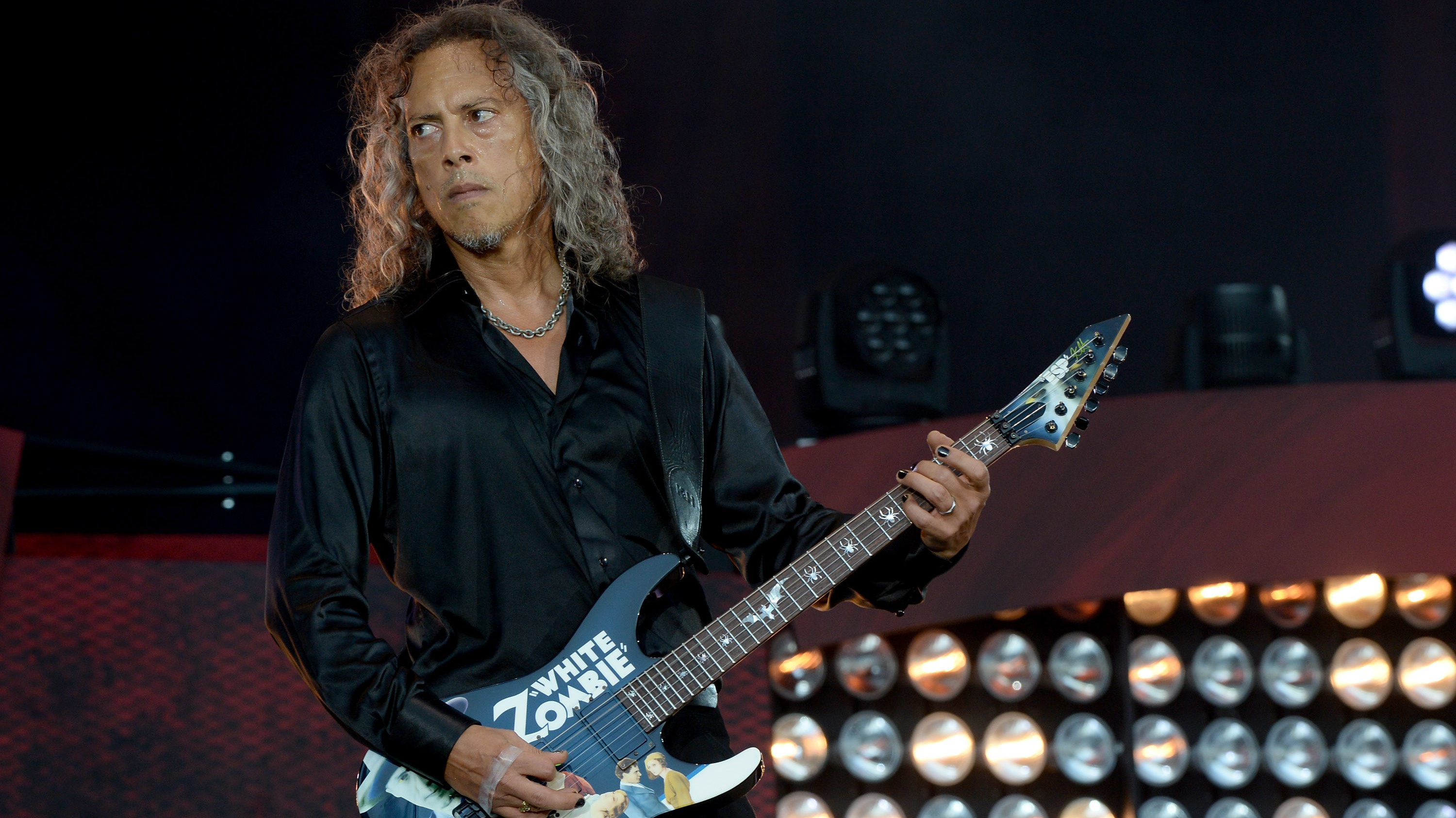 Kirk Hammett, Excluded from writing sessions, Louder, 3000x1690 HD Desktop