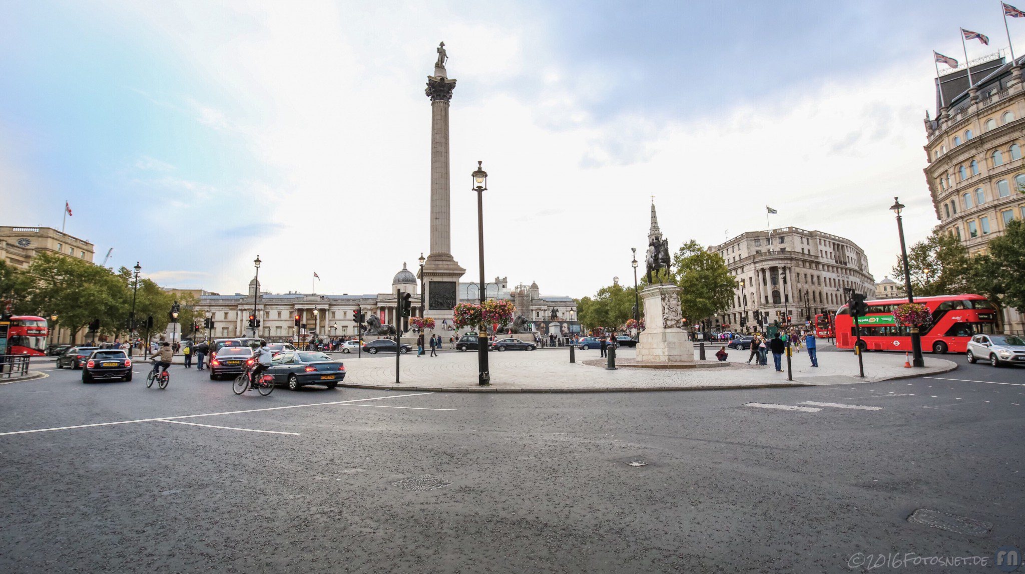 Trafalgar Square beauty, London photography, Historical charm, Metropolitan skyline, 2050x1150 HD Desktop