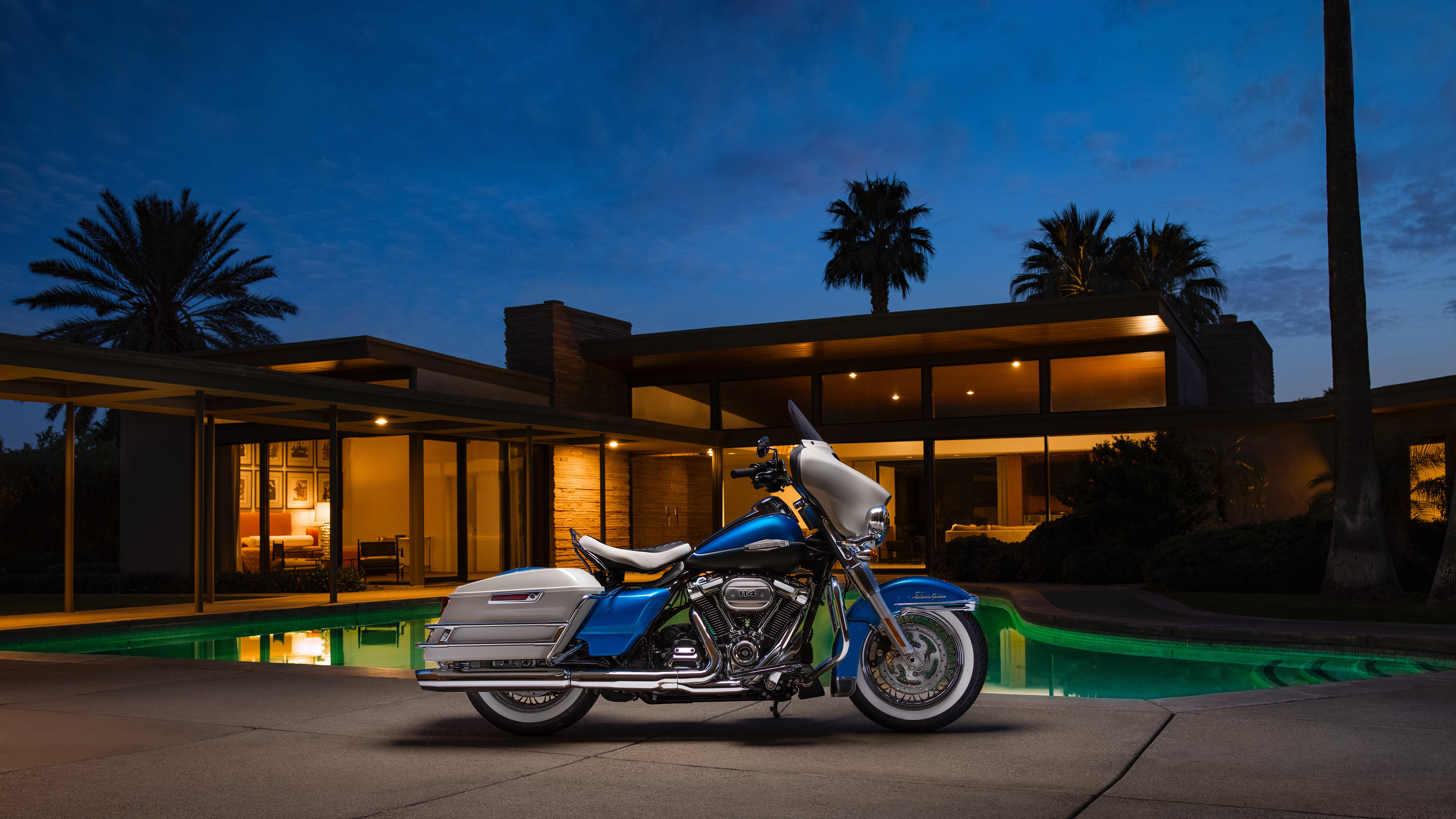 Harley-Davidson Electra Glide Revival, 2021 delight, Classic design, Embrace the open road, 3840x2160 4K Desktop