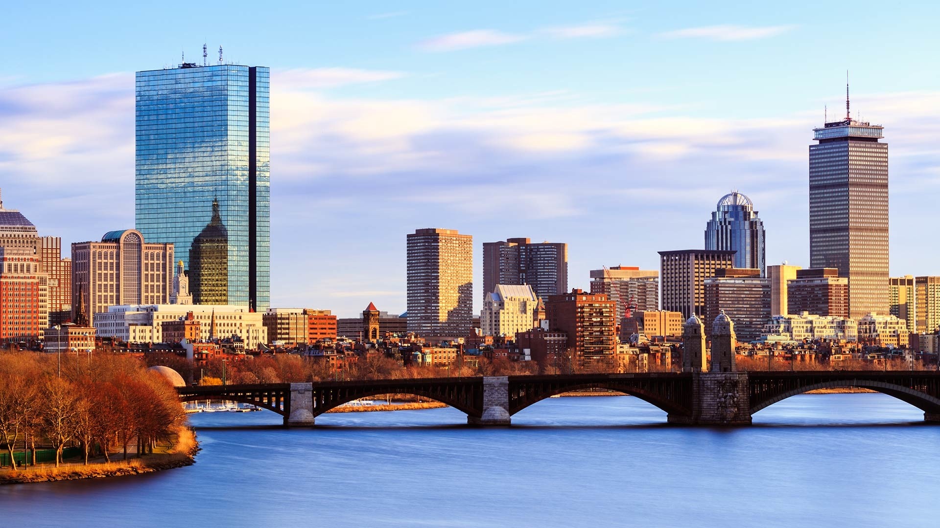 Boston skyline, East Coast charm, Rich heritage, Architectural marvels, 1920x1080 Full HD Desktop