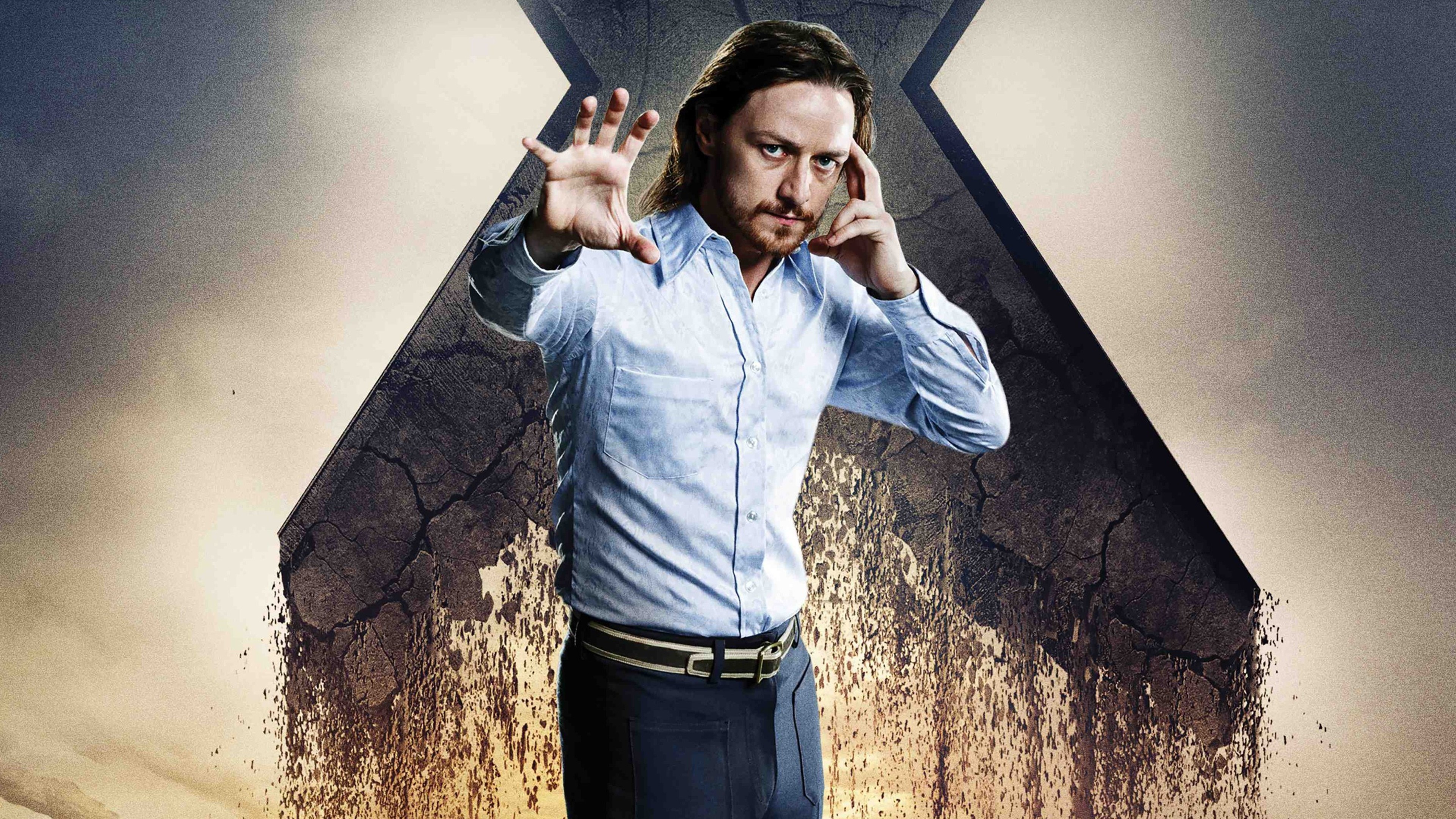James McAvoy, Charles Xavier portrayal, High-definition movies, Captivating images, 3840x2160 4K Desktop