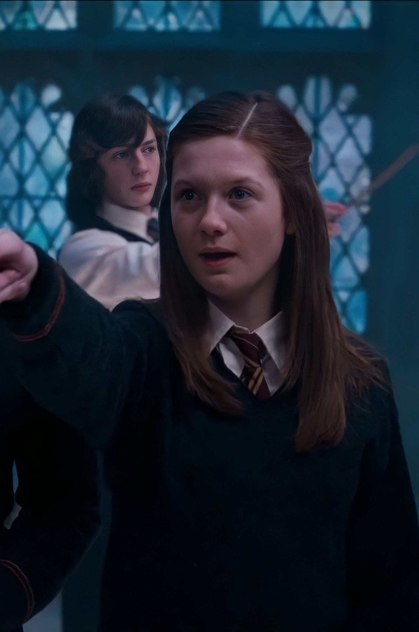 Ginny Weasley charm, Beloved Harry Potter character, Red-headed beauty, Hogwarts magic, 1440x2160 HD Handy