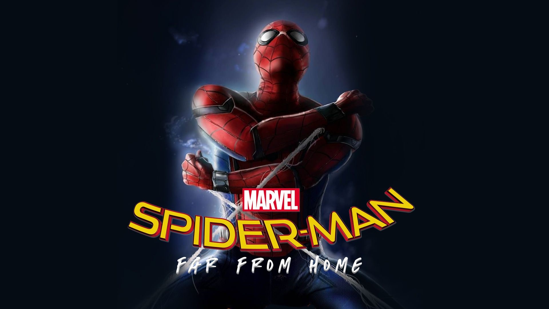 Spider-Man: Far from Home, High-definition wallpapers, Action-packed adventure, Web-slinging hero, 1920x1080 Full HD Desktop