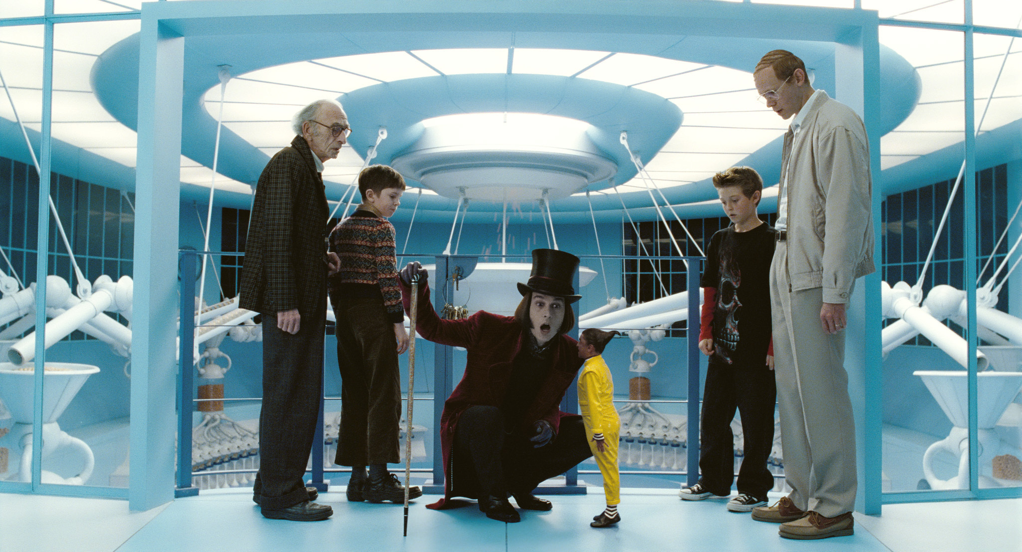 Charlie and the Chocolate Factory, Film and furniture, Set design, Interior decor, 2050x1110 HD Desktop