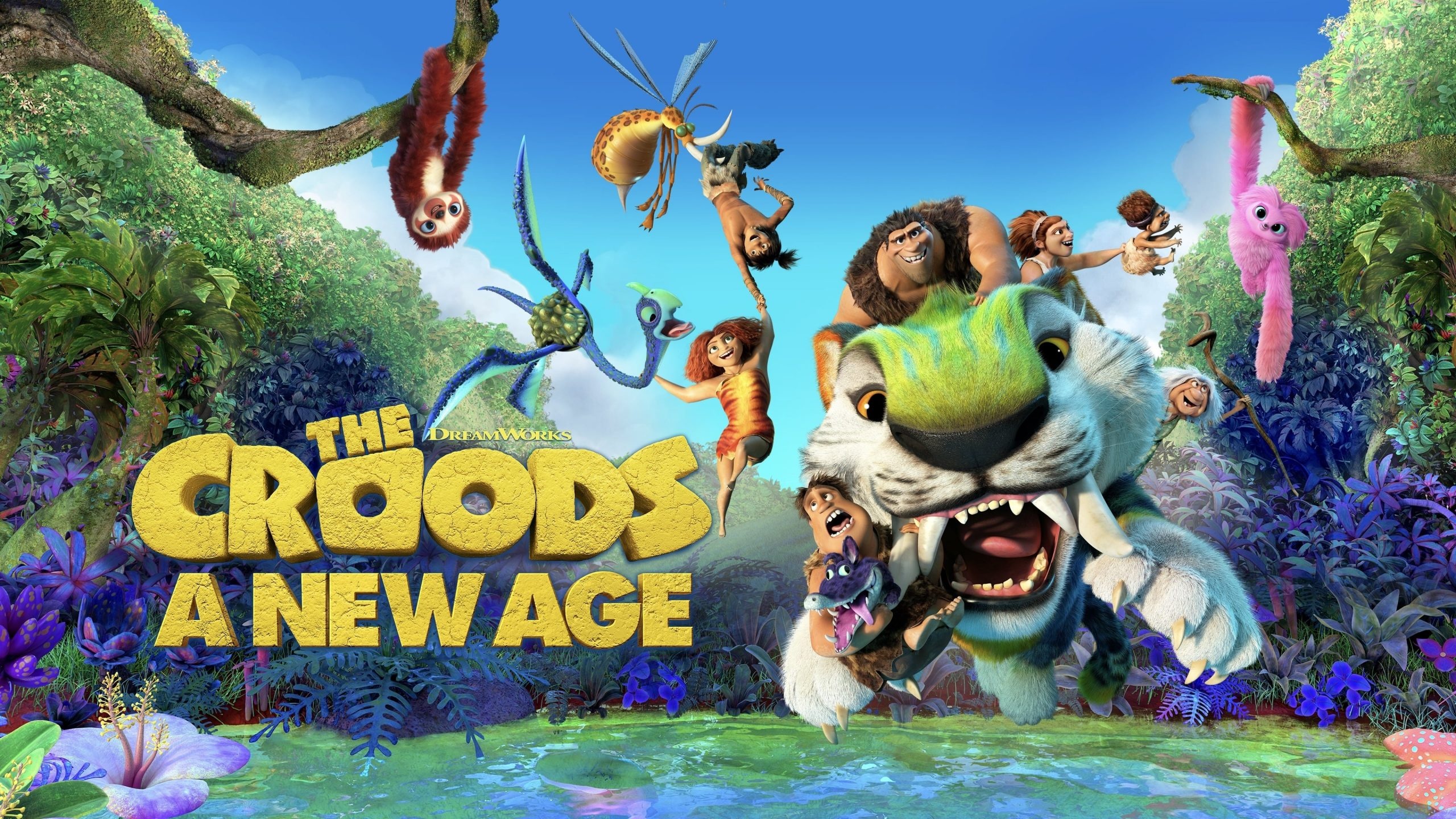 Croods: A New Age, Movie critique, Animation quality, Sequel success, 2560x1440 HD Desktop