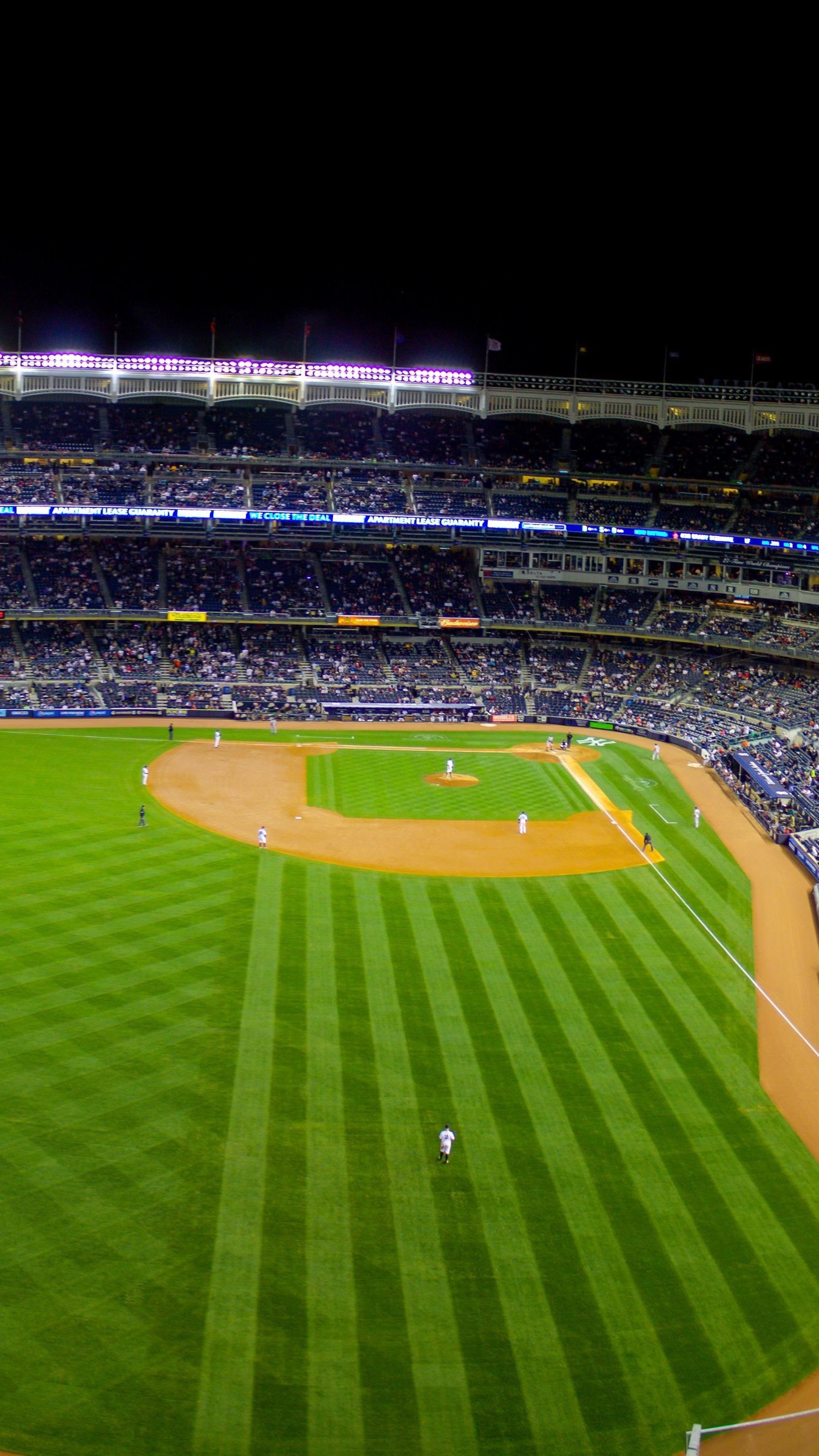 Yankee Stadium, Iconic baseball, Sports venue, Bronx panorama, New York City, 1620x2880 HD Phone