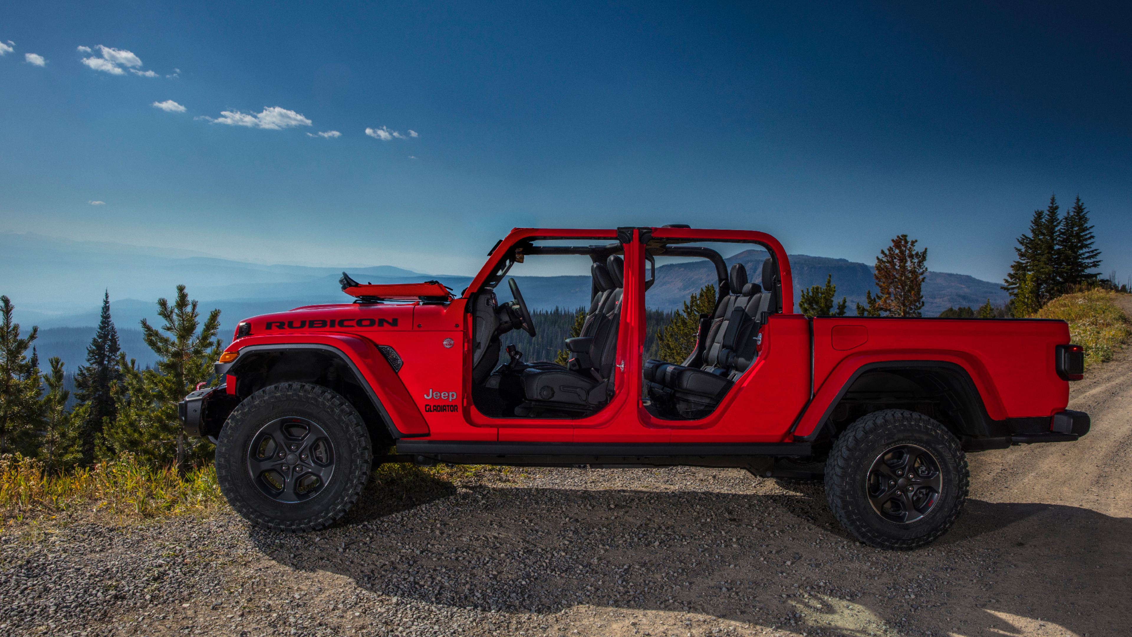 Jeep Gladiator, Adventure-ready, Rubicon edition, Off-road capabilities, 3840x2160 4K Desktop