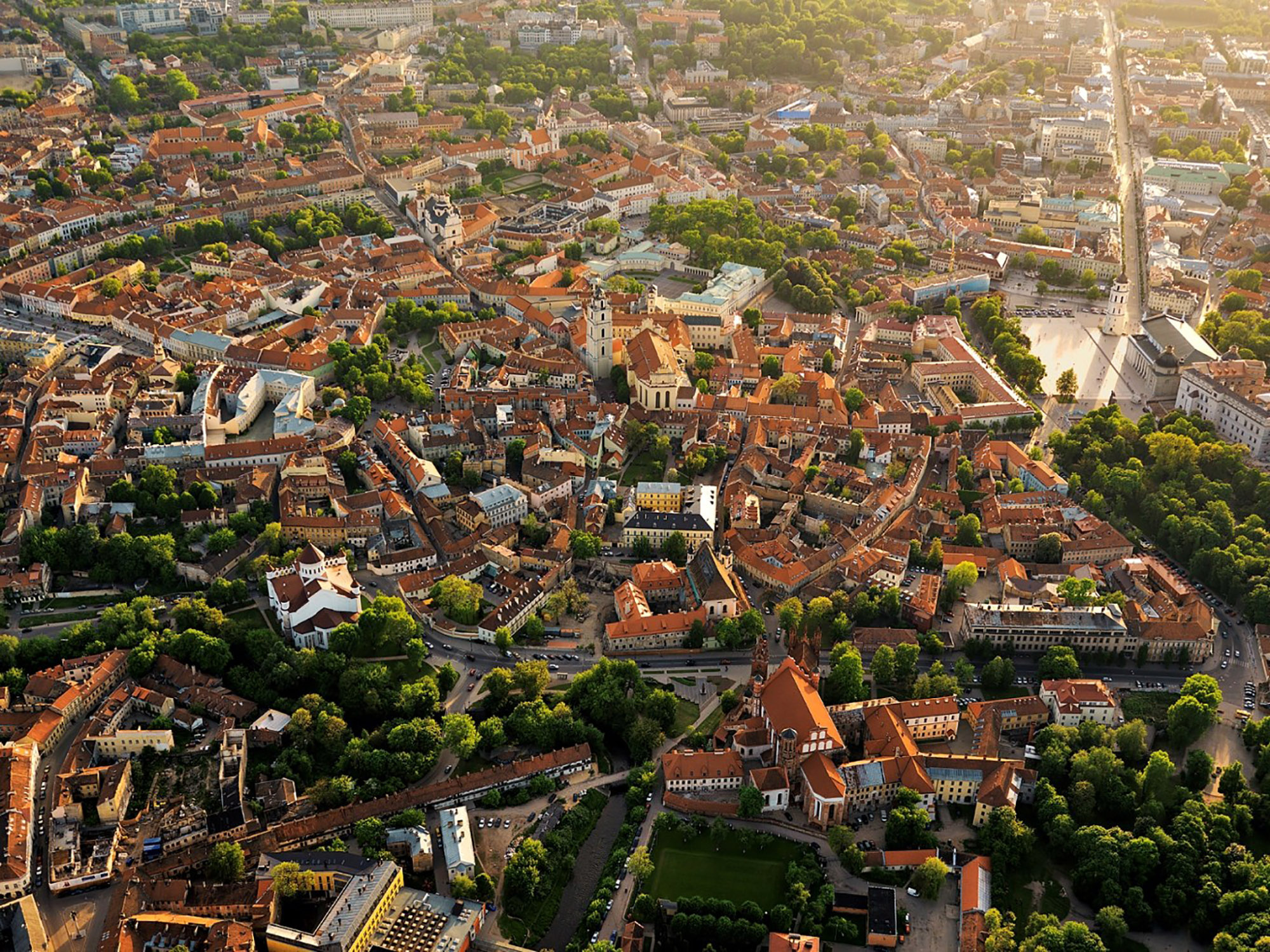 Vilnius beauty, Green landscapes, Picturesque charm, European heritage, 2000x1500 HD Desktop