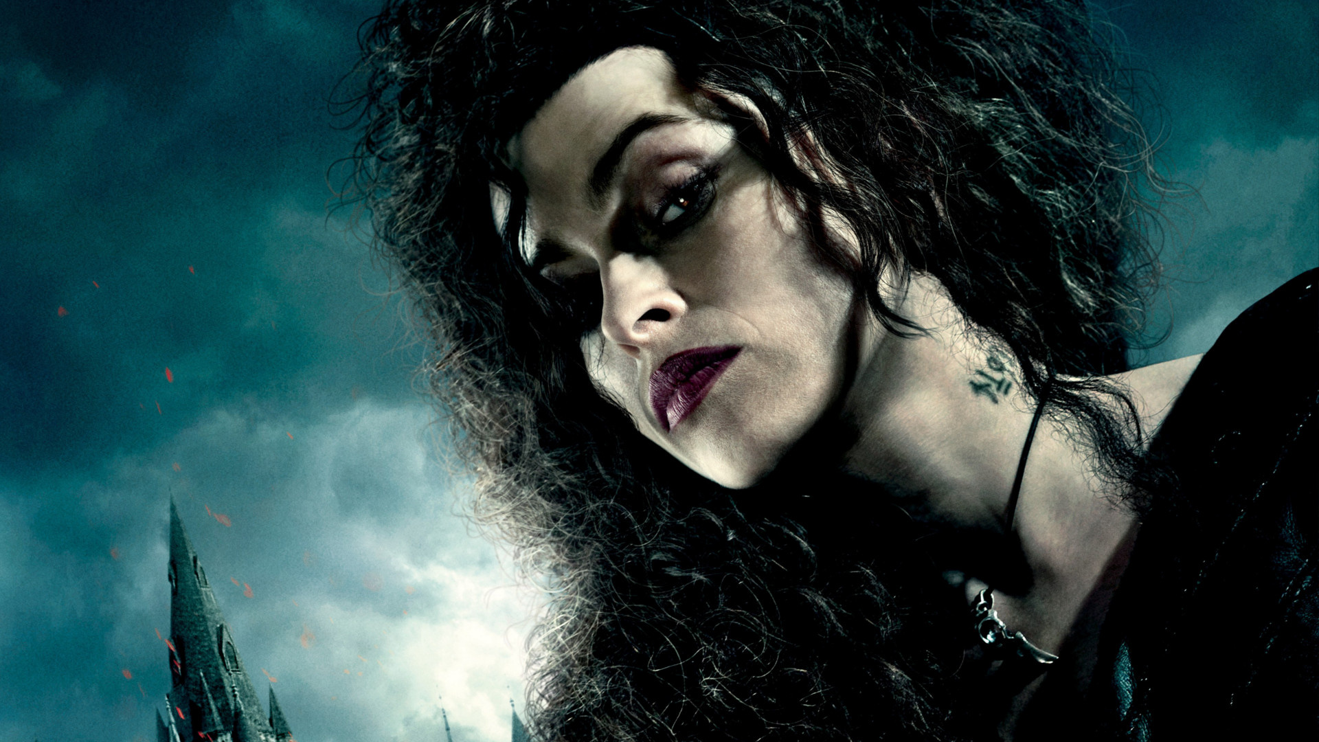Bellatrix Lestrange, Deathly Hallows part 1 HD wallpaper, Sinister allure, 1920x1080 Full HD Desktop