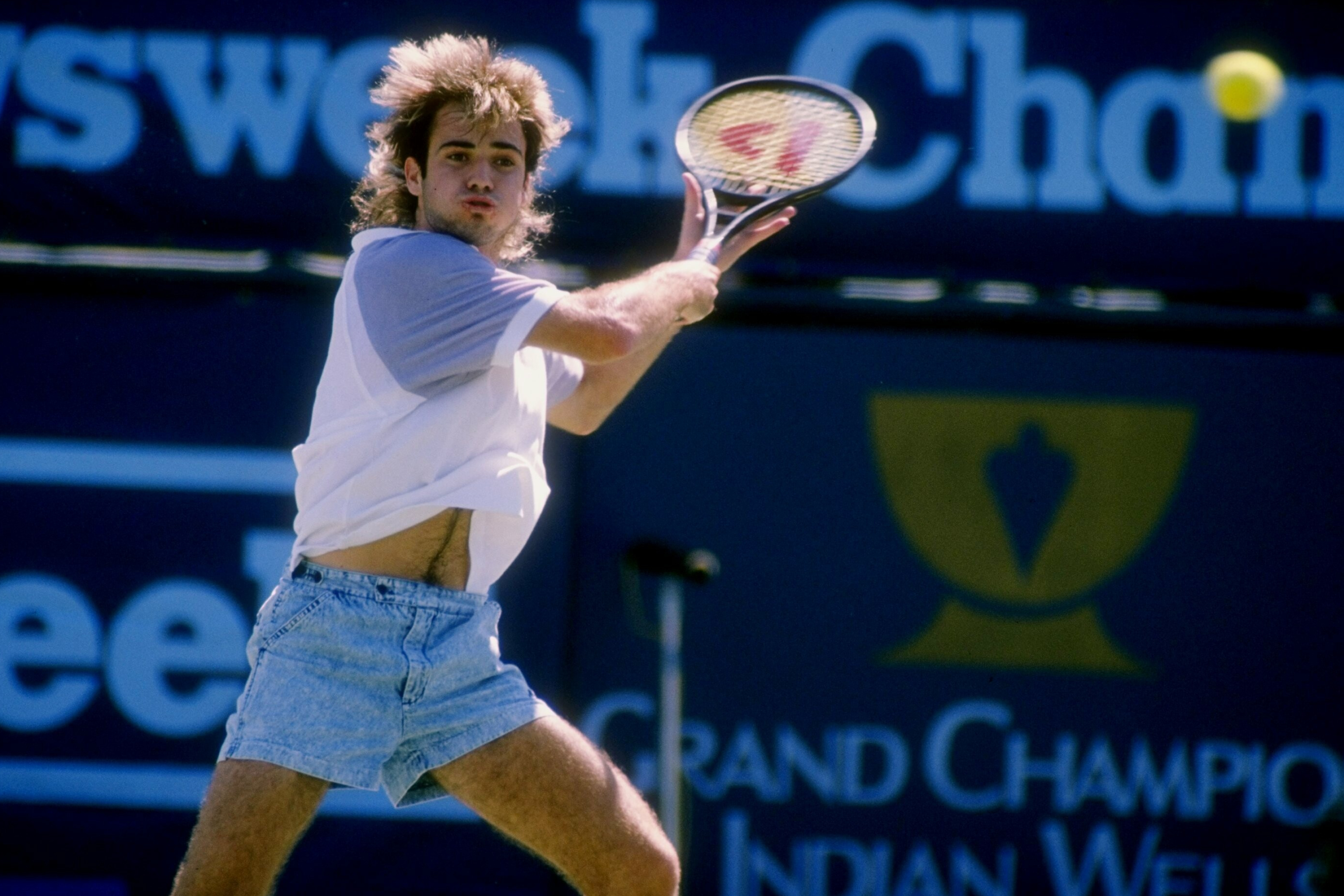 Andre Agassi: The second of five men to achieve the career Grand Slam in the Open Era. 3080x2050 HD Wallpaper.