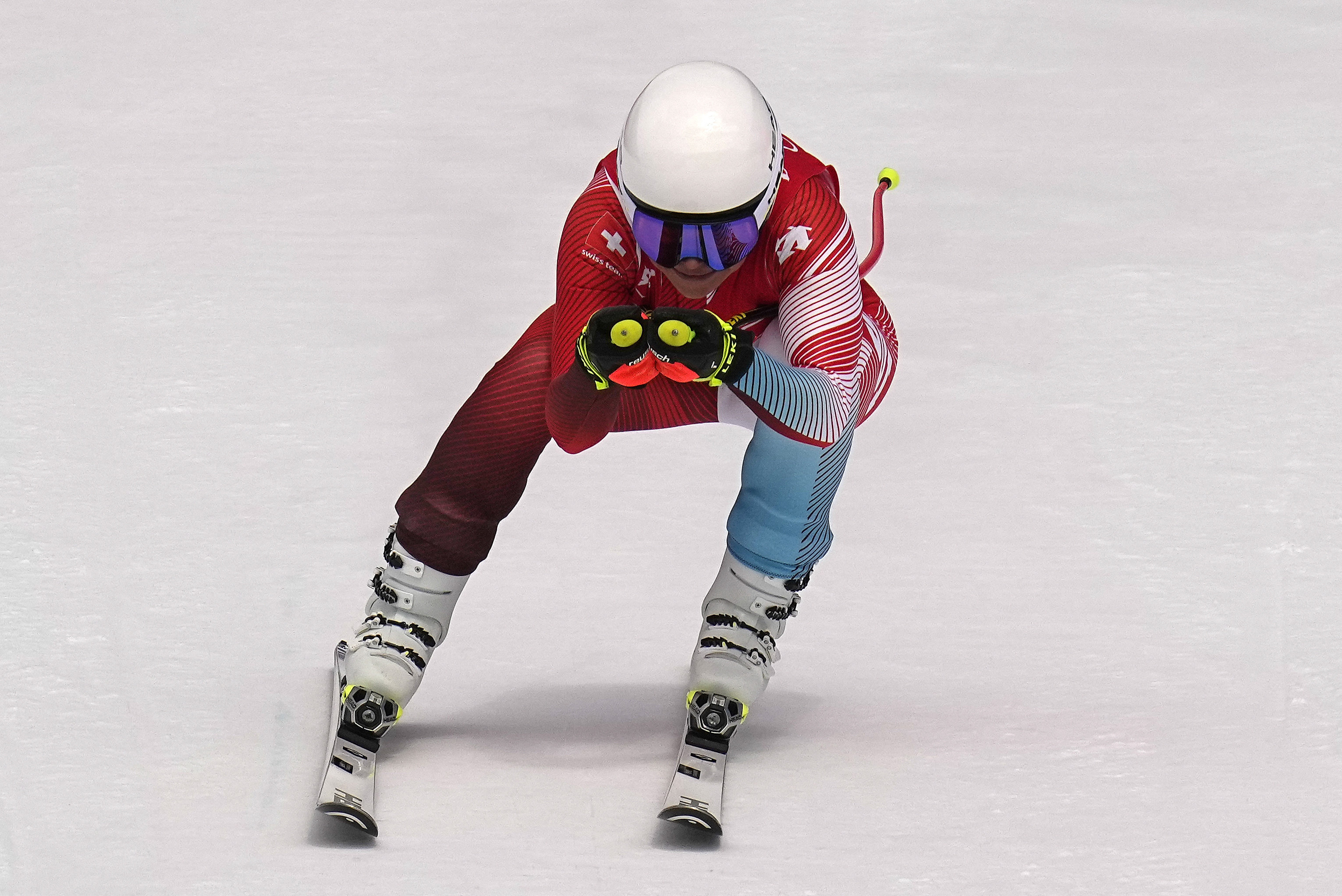 Corinne Suter, Mikaela Shiffrin, Gold medal, Alpine skiing, 3070x2050 HD Desktop