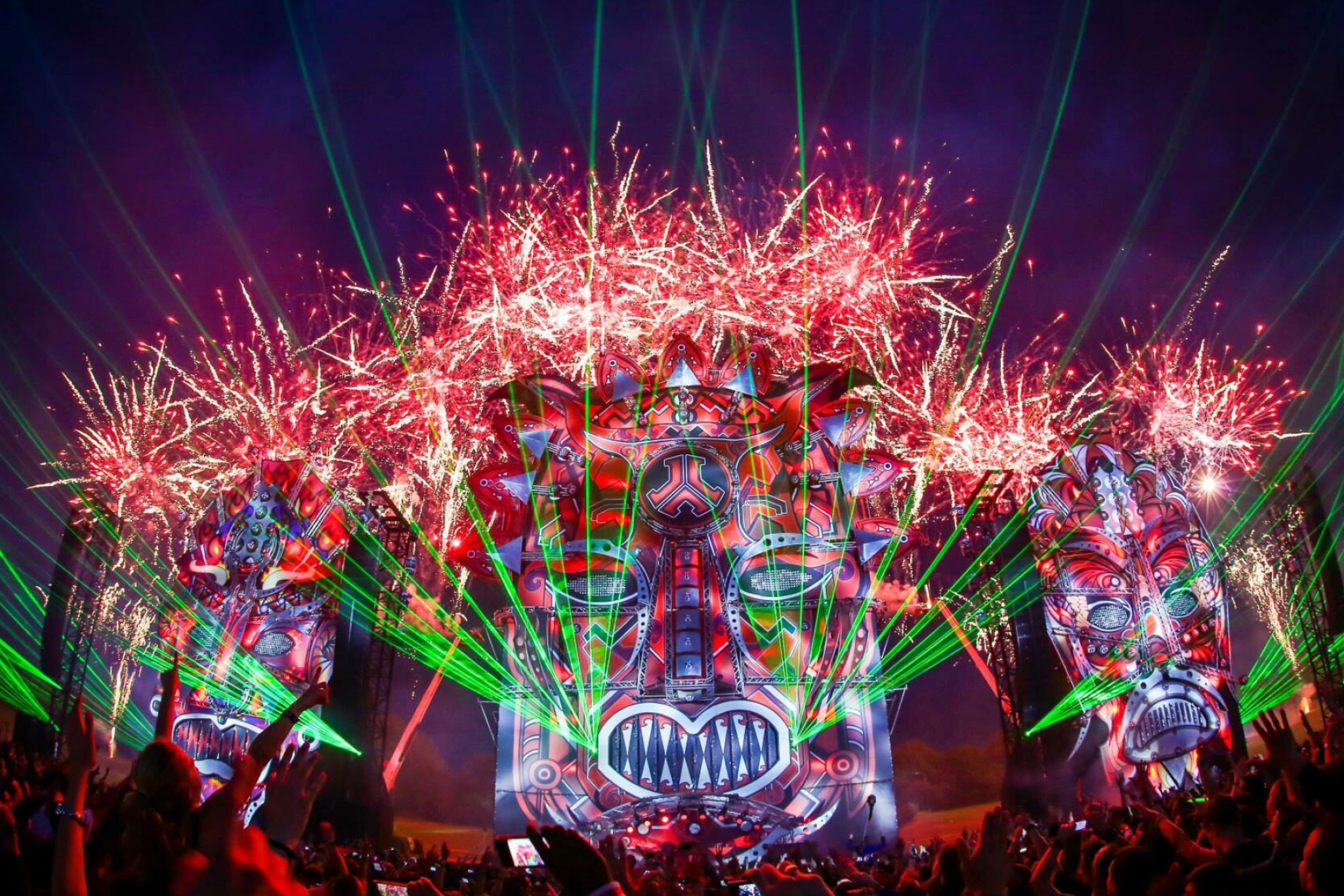 Festival: Electronic dance music event, Open-air. 2050x1370 HD Background.