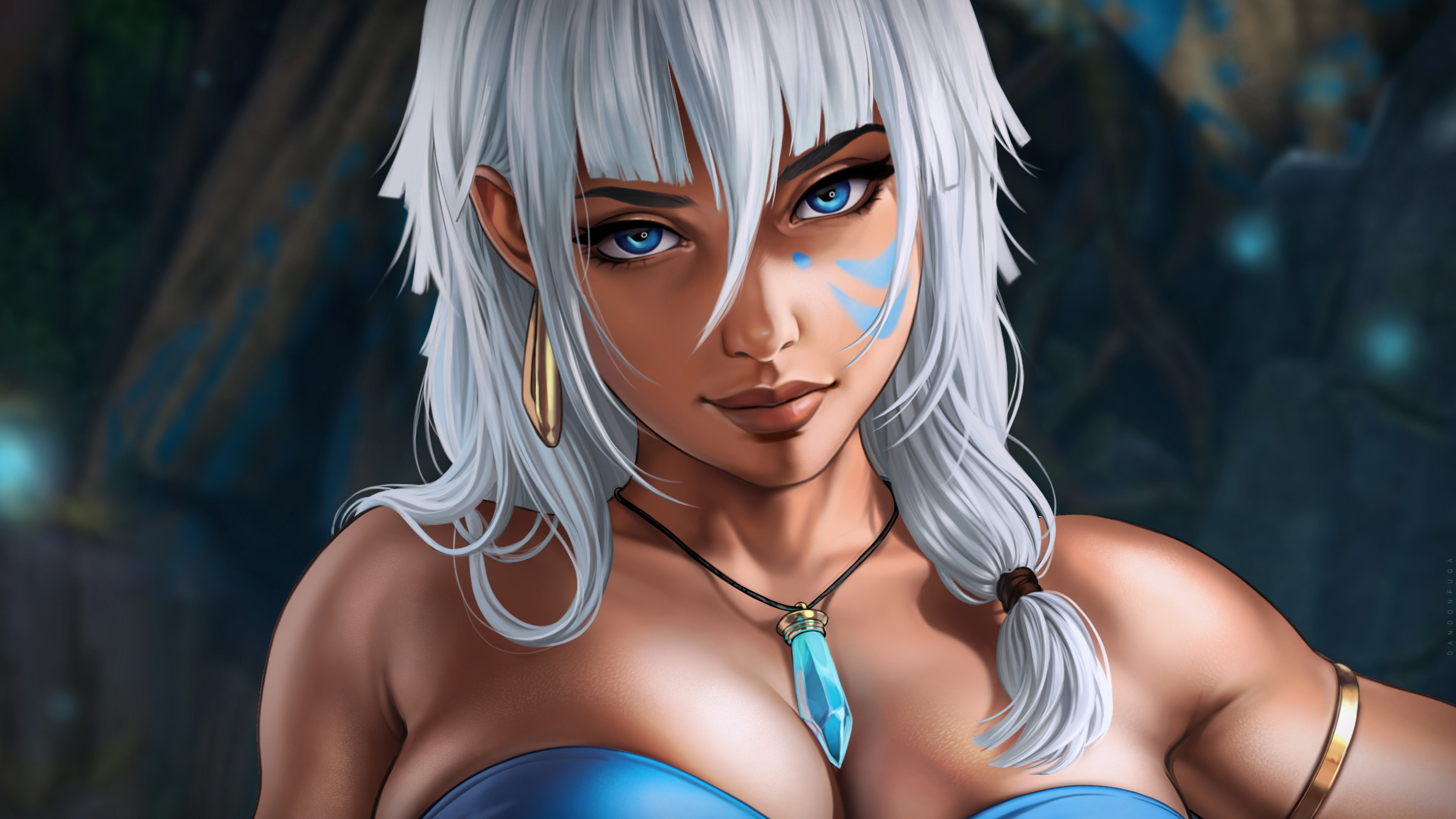 Atlantis: The Lost Empire, Dandonfuga fantasy girl, Kida Nedakh bikini, 3840x2160 4K Desktop