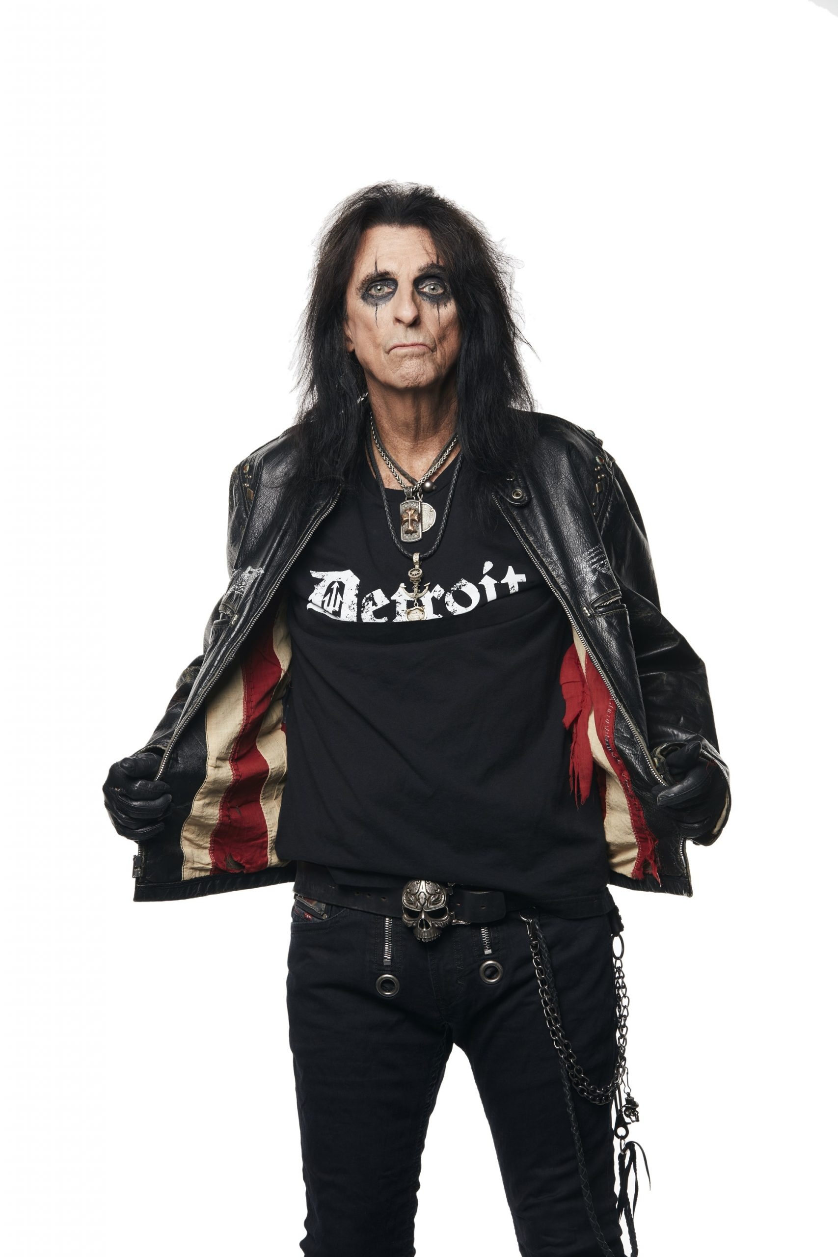 Alice Cooper, Candid interview, Rick and Cutter Show, Fascinating audio discussion, 1710x2560 HD Handy