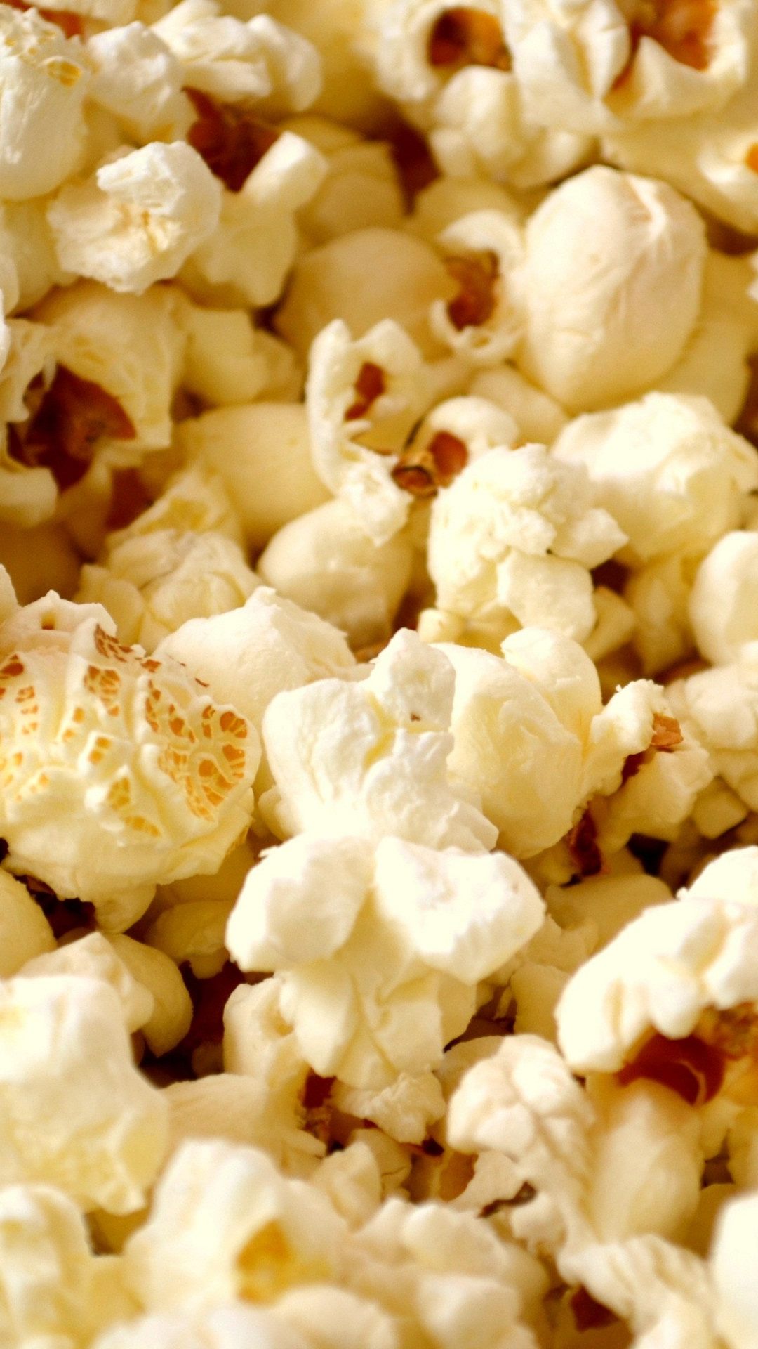 Tasty popcorn snack, Food wallpaper, Popped corn kernels, Vibrant background, 1080x1920 Full HD Phone
