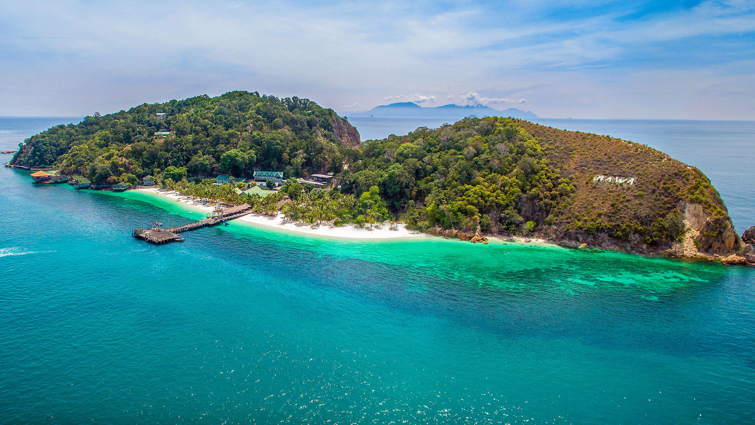 Rawa Island resort, Coral island, Johor Malaysia, Sea eagles, 2560x1440 HD Desktop