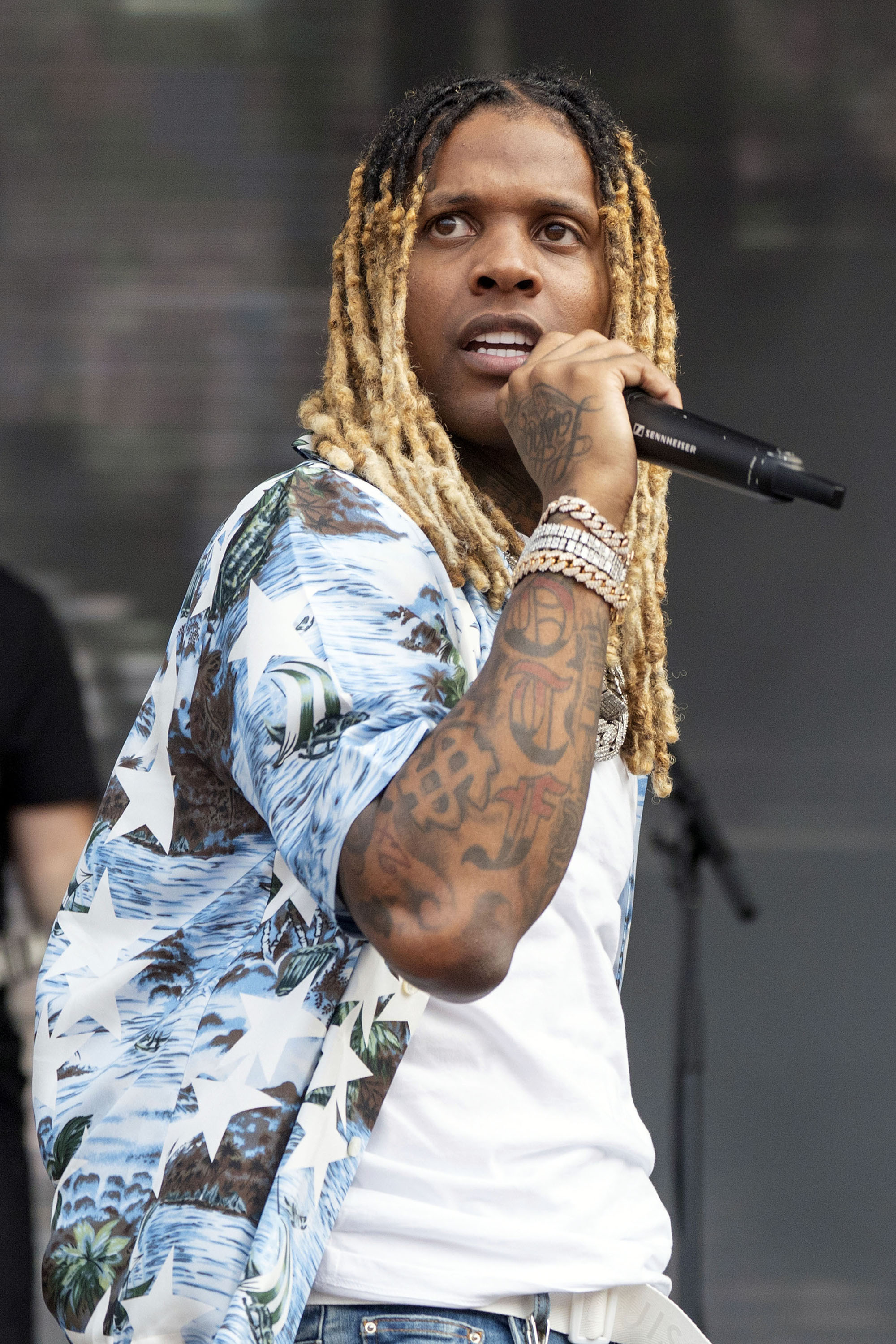 Lil Durk, Explosive Stage Incident At Lollapalooza, 2000x3000 HD Phone