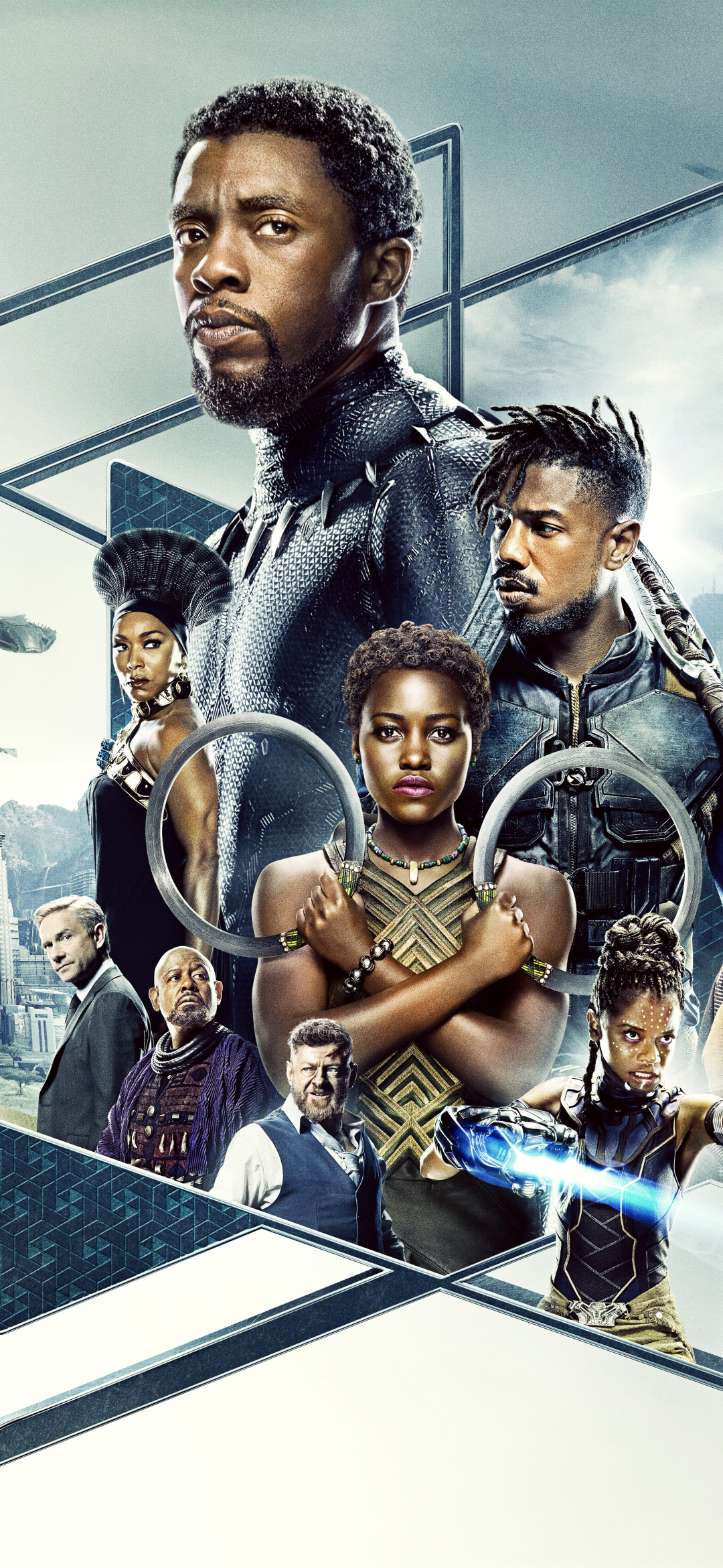 T'Challa, Movie, Black Panther, Marvel, 1080x2340 HD Phone