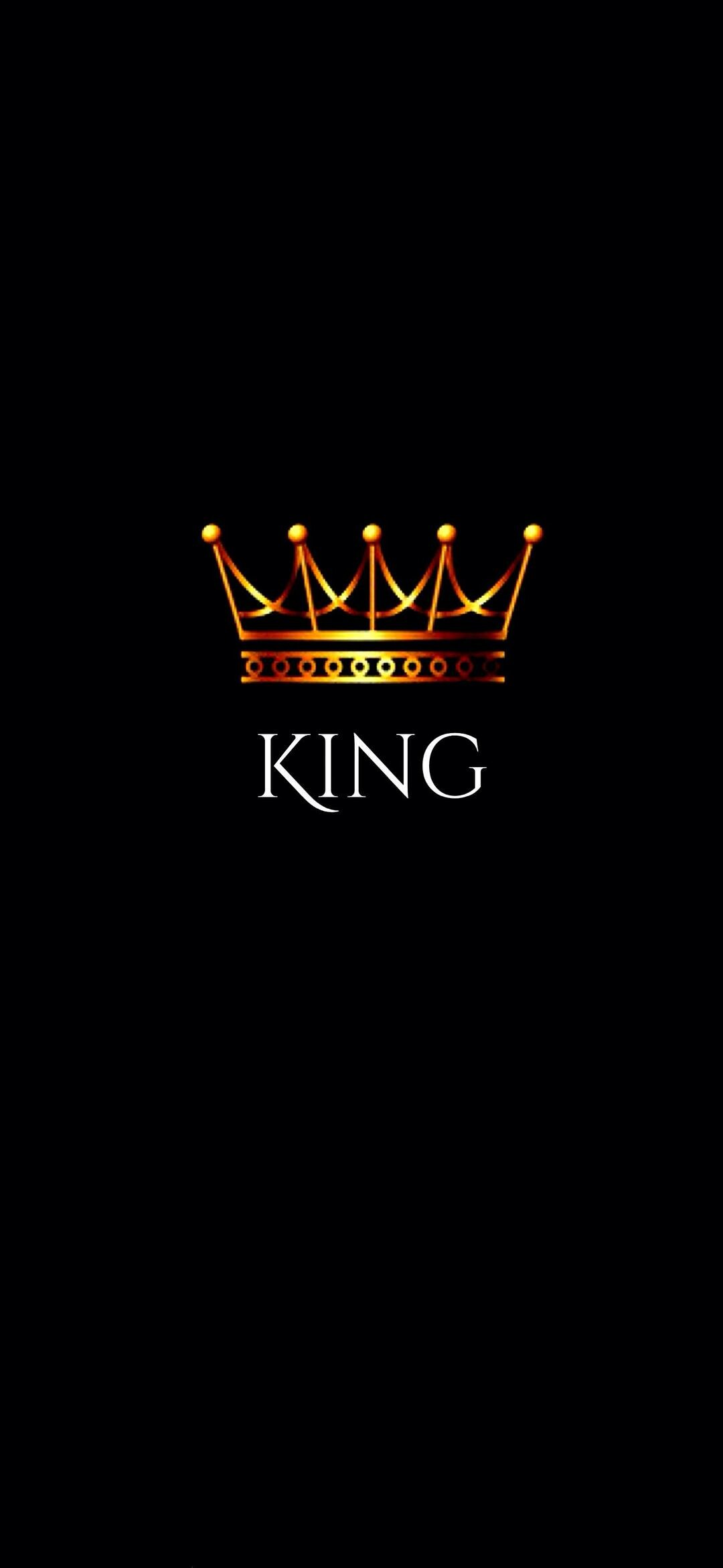 King, Black king representation, Dark and powerful, Striking wallpaper, 1080x2340 HD Handy