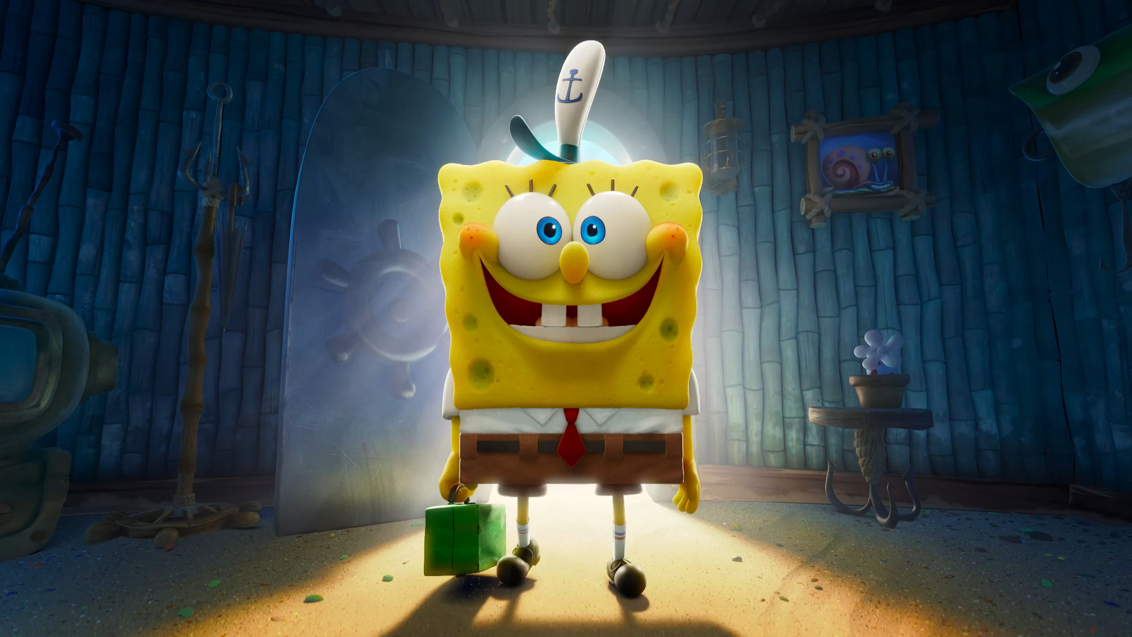 SpongeBob SquarePants, Ultra HD, Colorful animation, Laugh-out-loud comedy, 3840x2160 4K Desktop