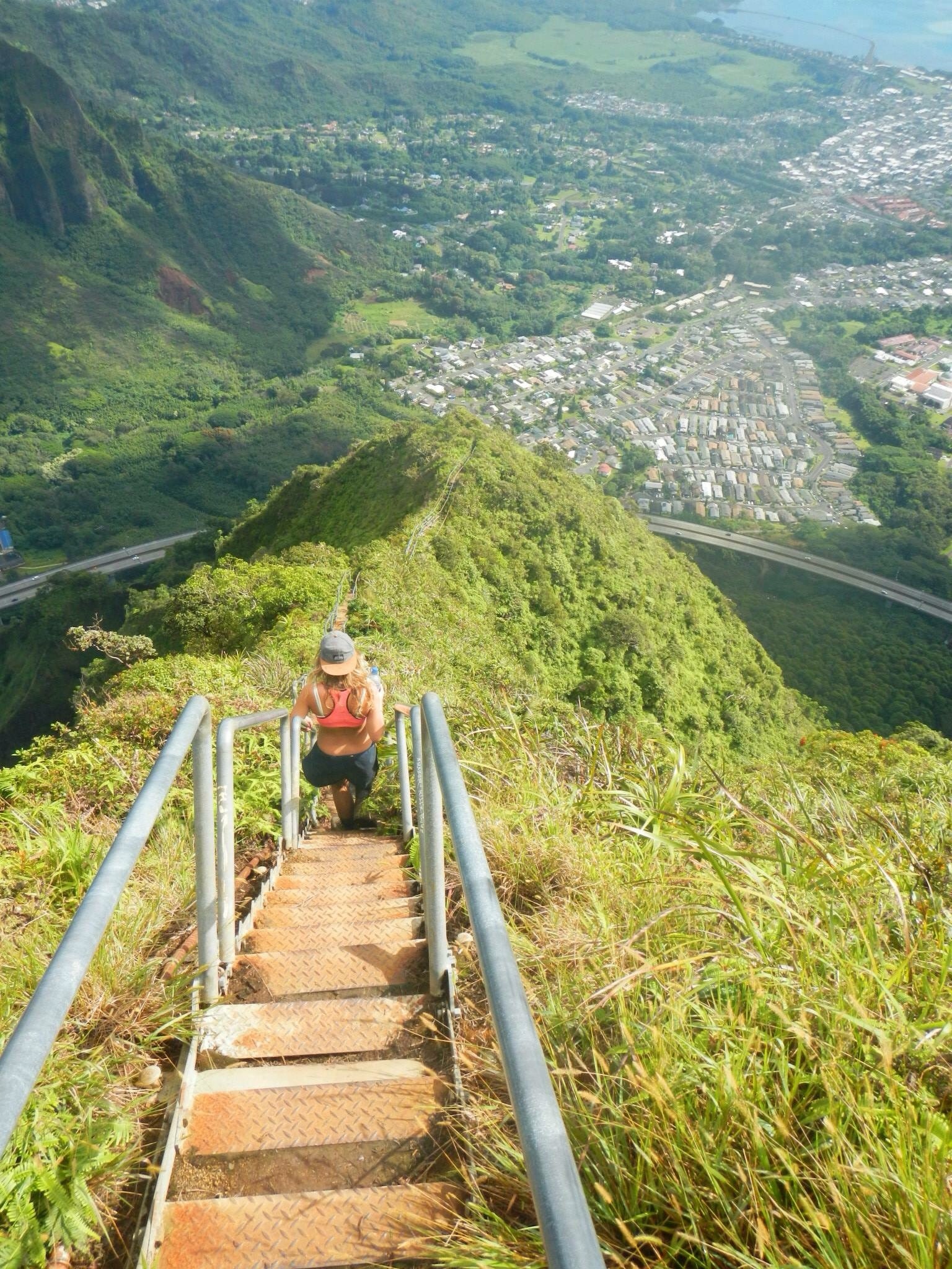 Haiku Hawaii, Step stairway, Conquering, Heaven, 1540x2050 HD Phone