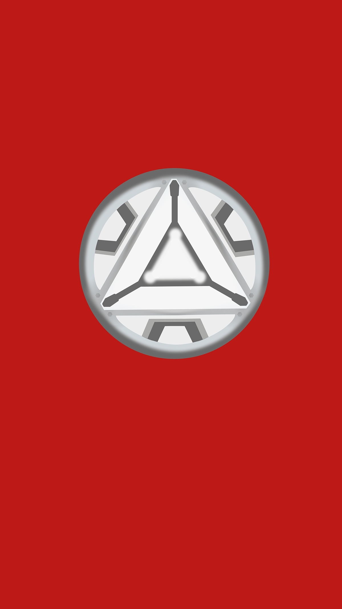 Iron Man Logo, Arc Reactor, Simple, iPhone wallpaper, 1200x2140 HD Phone
