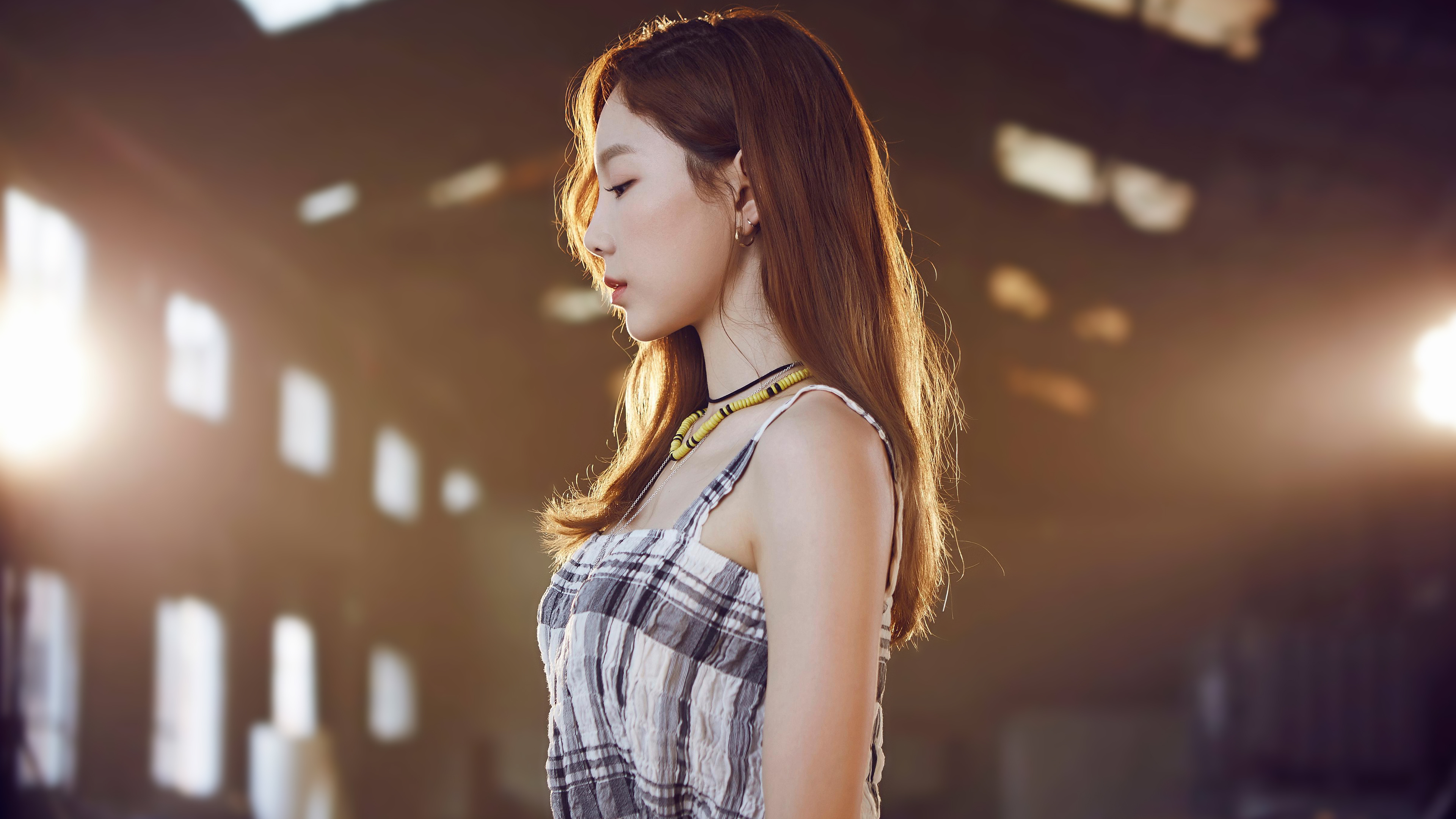 Kim Taeyeon, Music artist, Girls Generation, Taeyeon's elegance, 3840x2160 4K Desktop