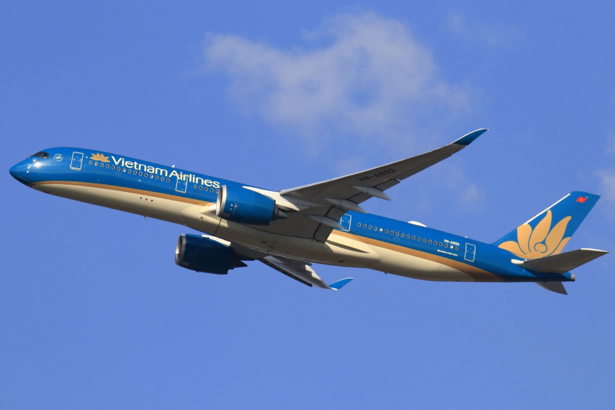 Vietnam Airlines, Airbus A350 operation, A350XWB aircraft, Commercial aviation, 2050x1370 HD Desktop