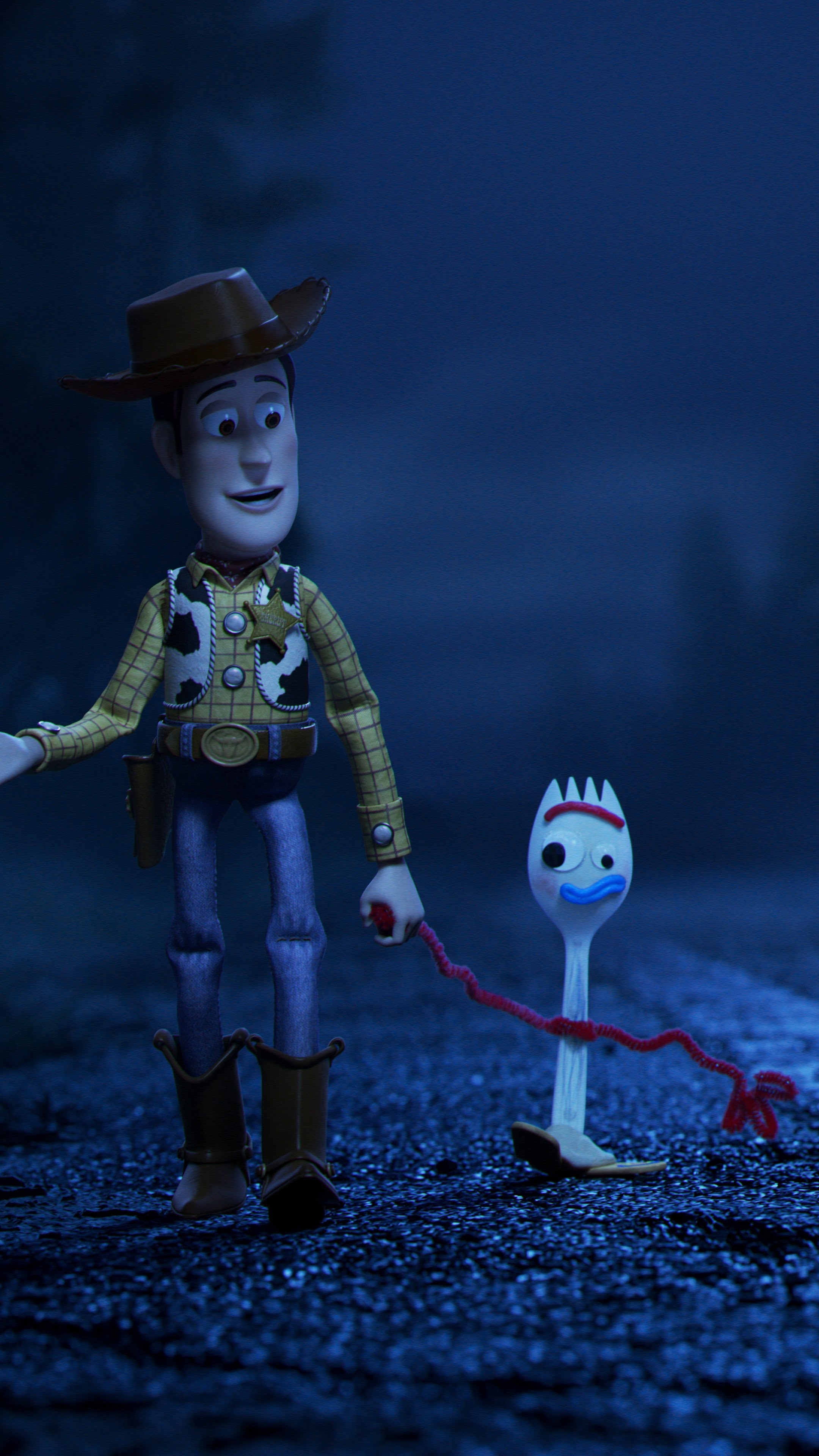 Forky in Toy Story 4, Wallpapers, Most popular, Backgrounds, 2160x3840 4K Handy