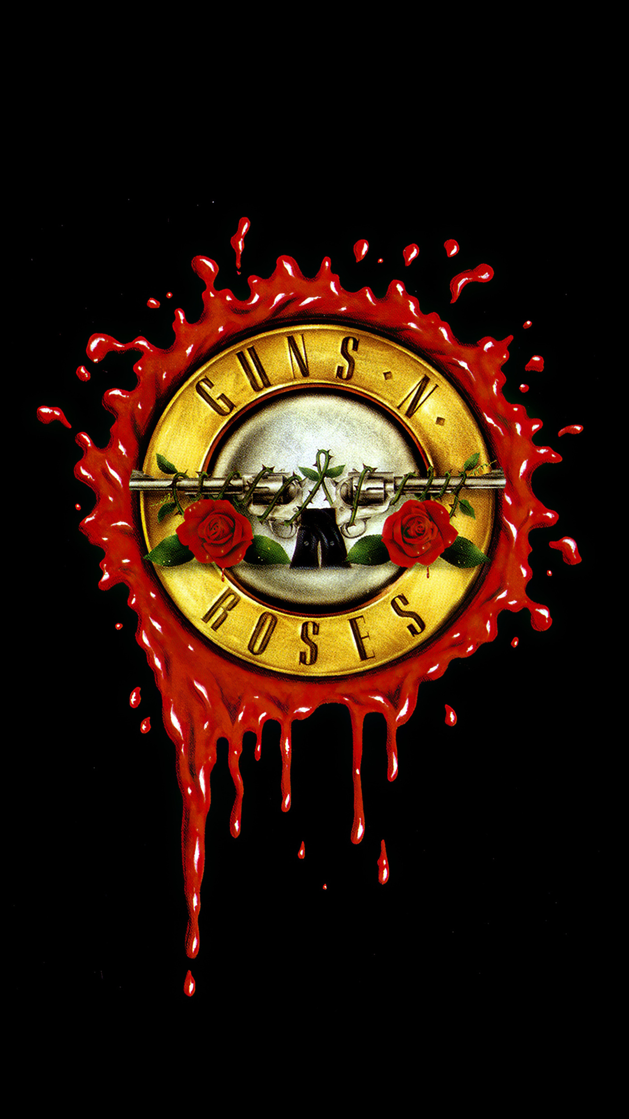 Guns N' Roses dark minimal, 4K wallpapers, HD images, Music rock band, 2160x3840 4K Phone