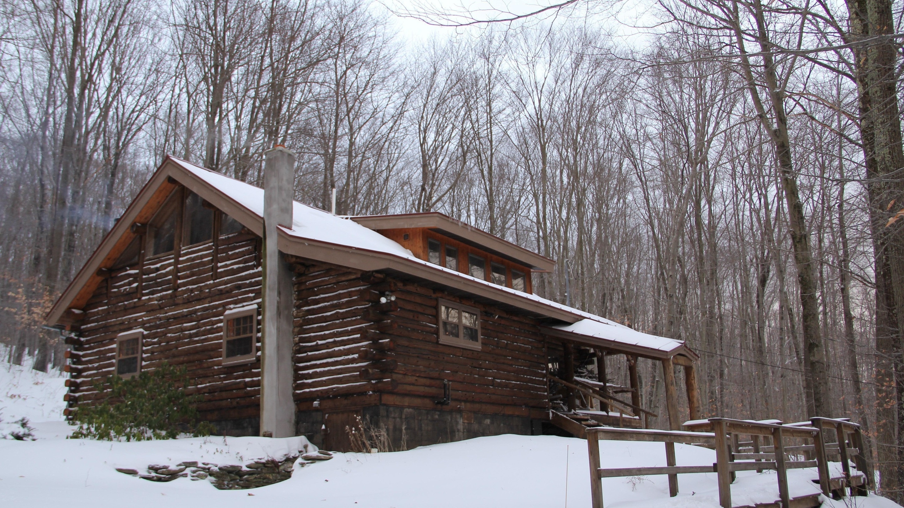 Stunning log cabin rentals, New England, VRBO, 2880x1620 HD Desktop