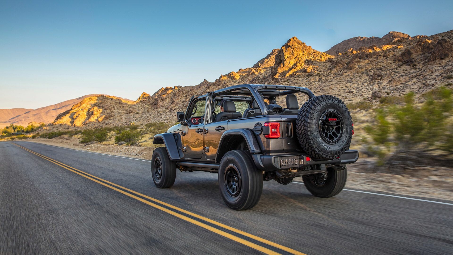 Jeep: The car brand embodies the essence of rugged, go-anywhere vehicles. 1920x1080 Full HD Background.