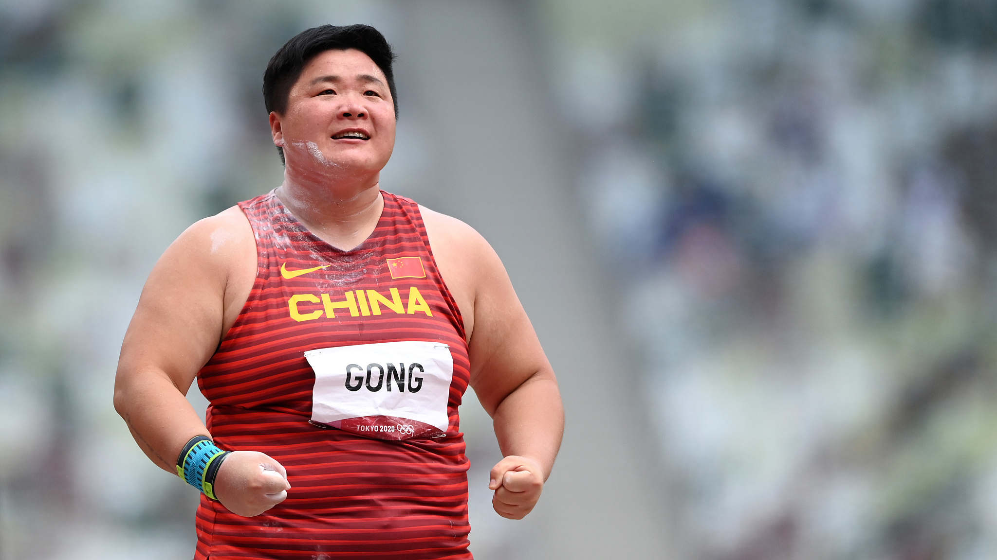Gong Lijiao, Womens shot put, Tokyo Olympics, Womens shot put, 2050x1160 HD Desktop