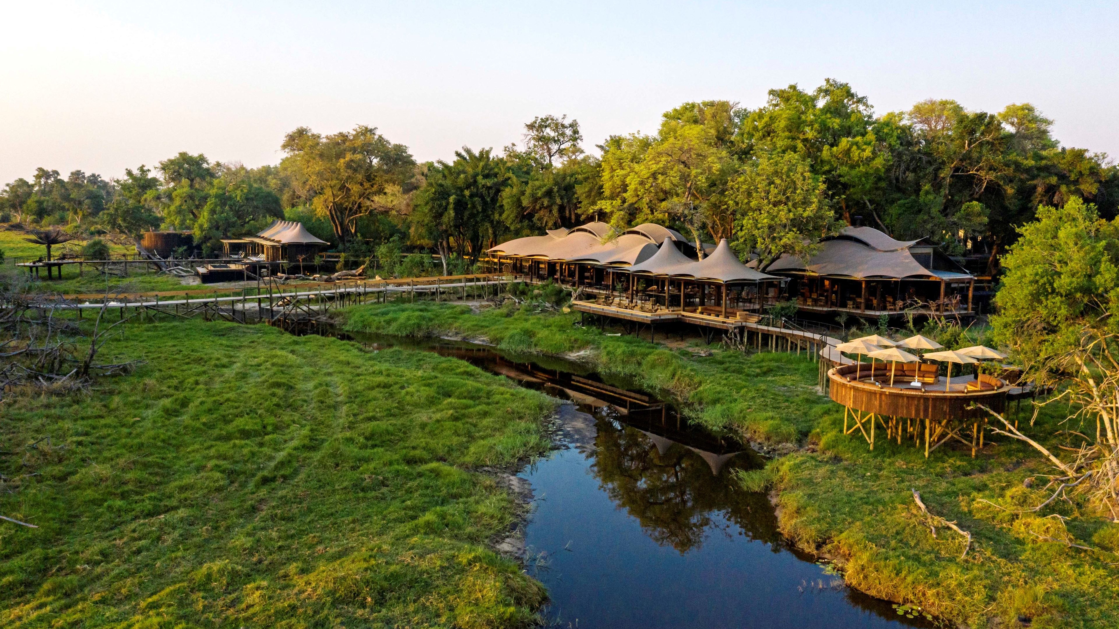 Luxushotels im Okavango, 3840x2160 4K Desktop