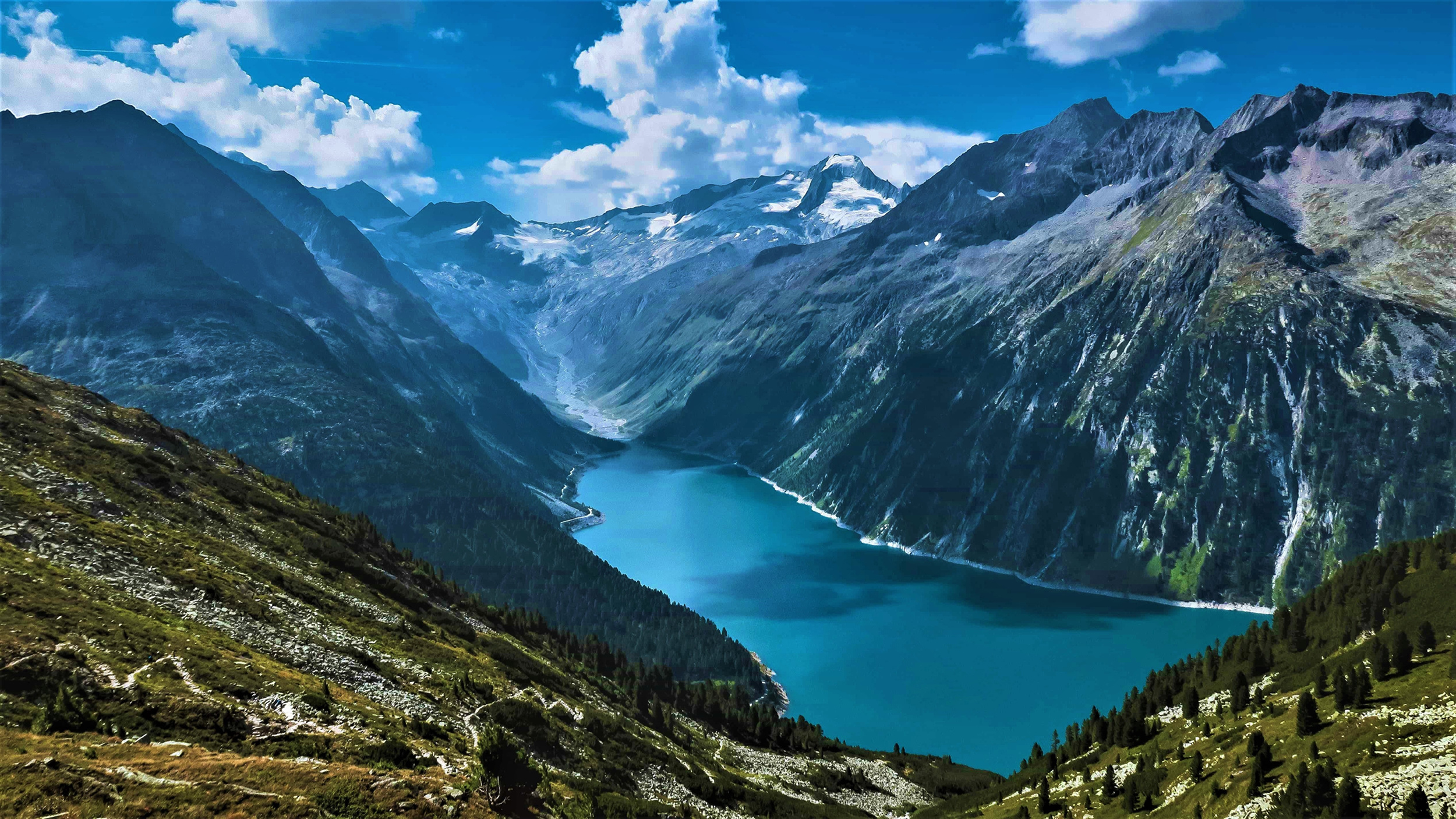 Norwegian fjords wallpaper, Scenic wonders, Nature's artwork, Desktop background, 2500x1410 HD Desktop