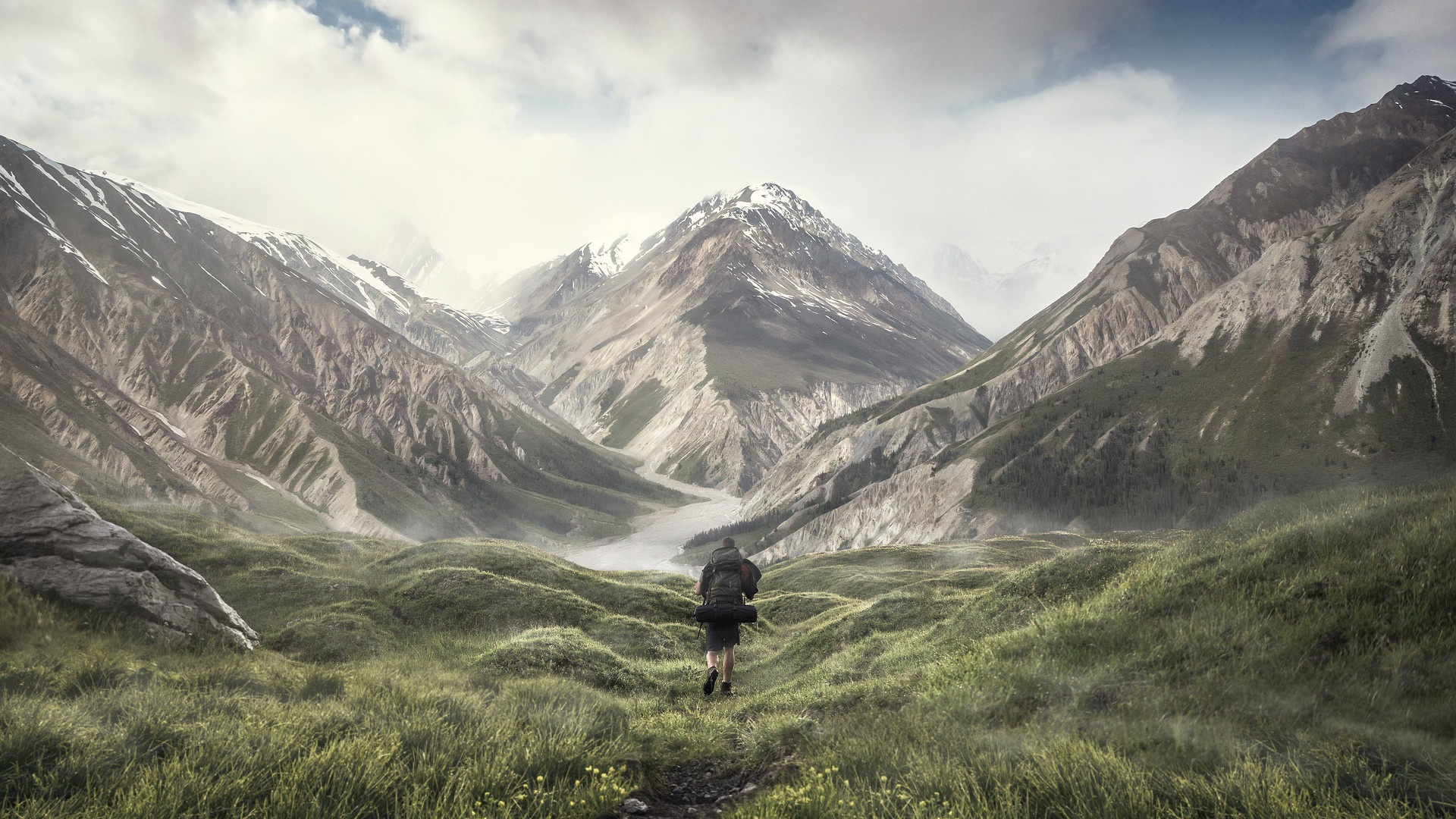 Hiking mountain, Landscape wallpaper, Natural beauty, Outdoor scenery, 1920x1080 Full HD Desktop