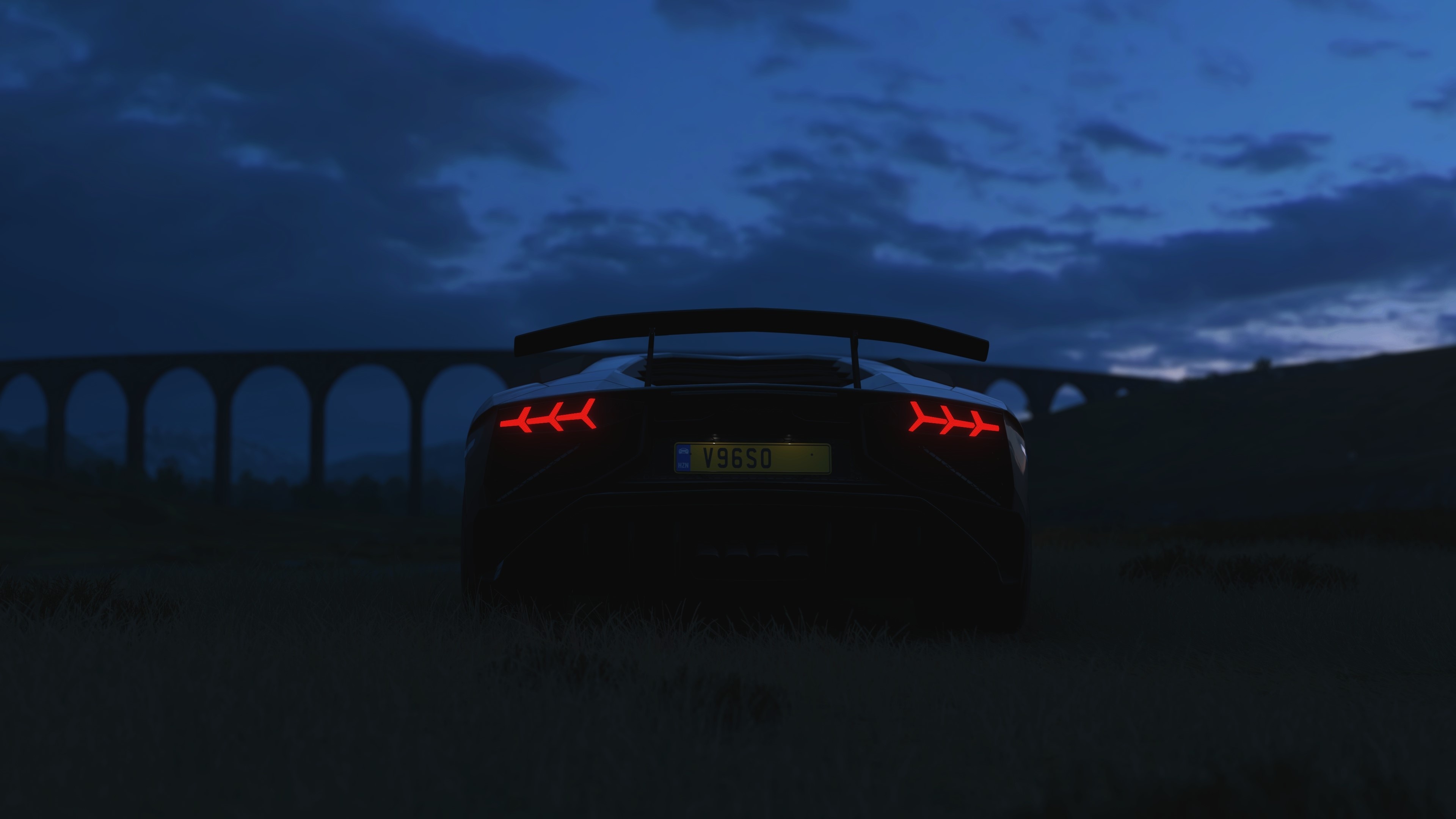 SVJ Forza Horizon 4, Lamborghini Aventador Wallpaper, 3840x2160 4K Desktop