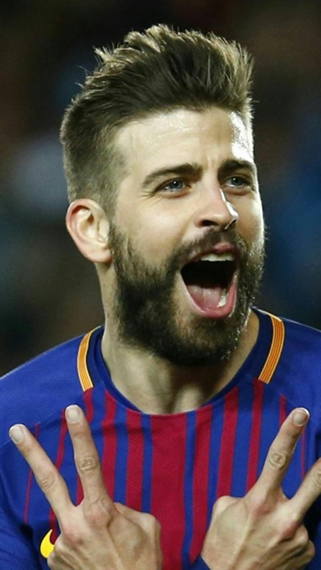 Gerard Pique: One of the world’s best defenders, Soccer. 1080x1920 Full HD Wallpaper.