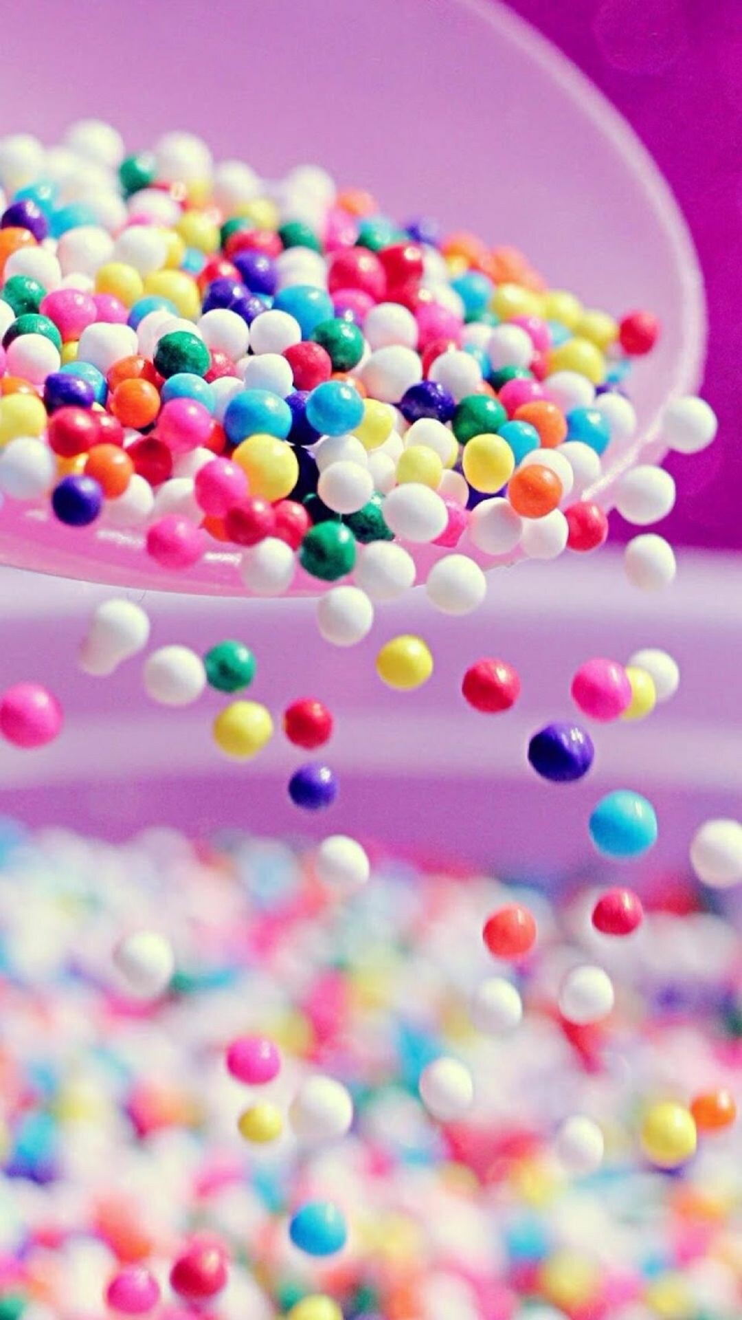 Sweets: Colorful bright candy beads, Confectionery. 1080x1920 Full HD Wallpaper.