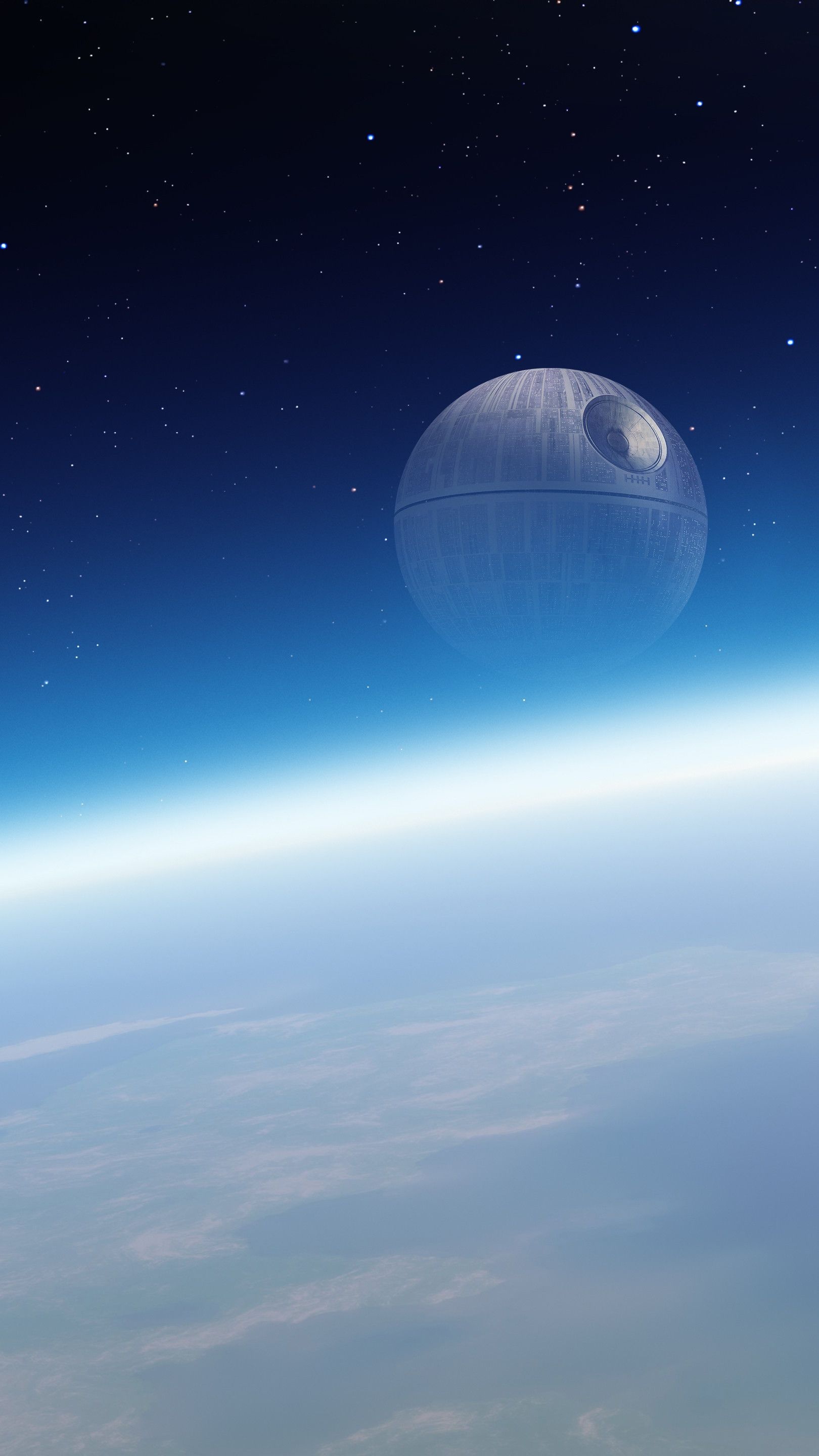 Death Star, Star Wars, iPhone, Backgrounds, 1620x2880 HD Handy